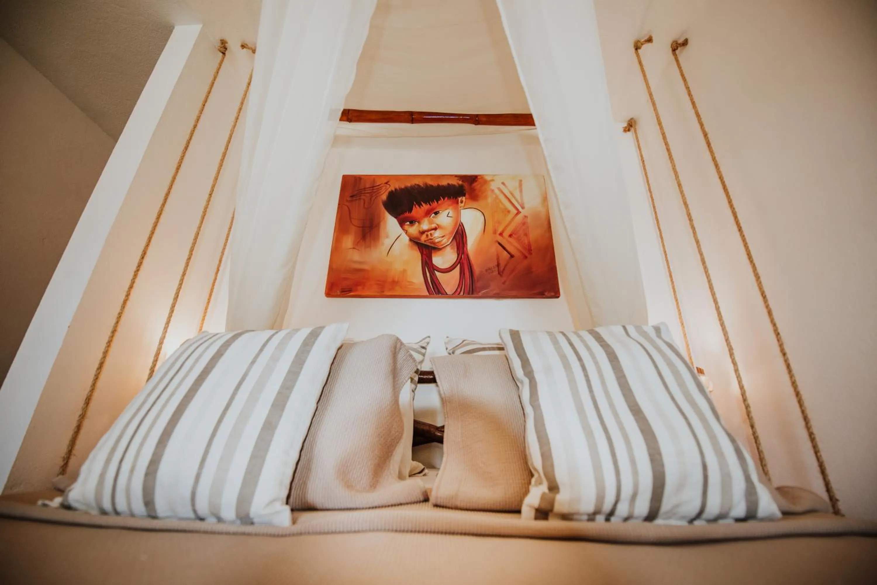 Bed in Hotel Rede Beach