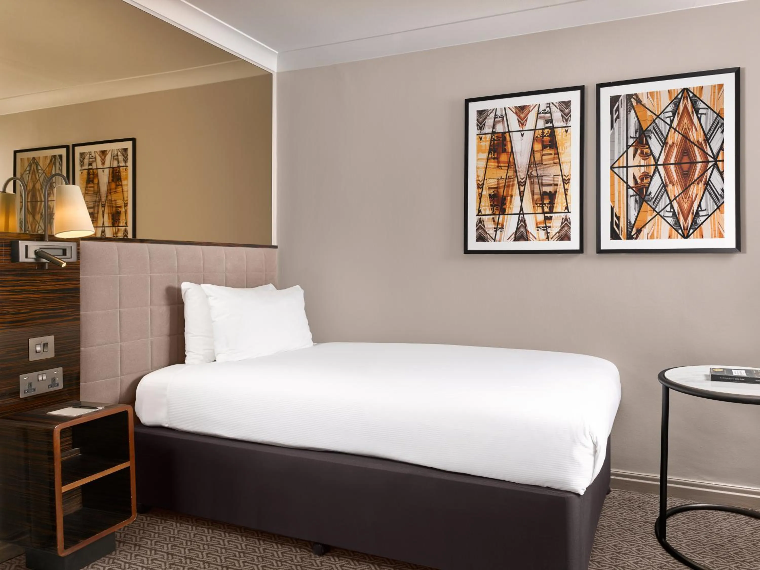 Bed in Strand Palace