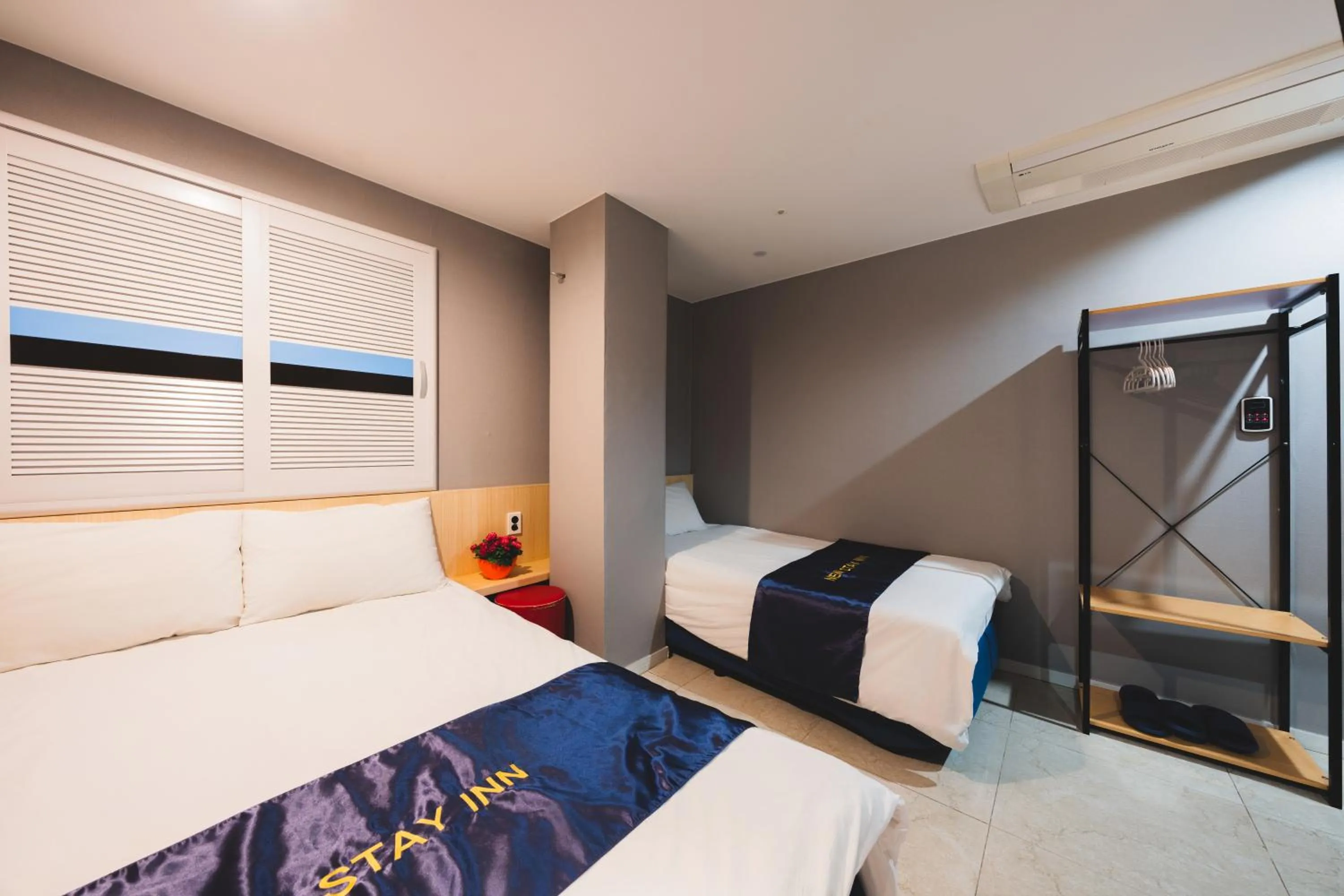 Photo of the whole room, Bed in MyeongDong New Stay Inn
