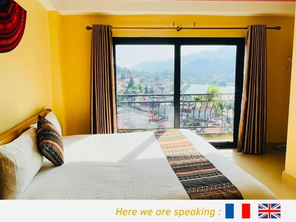 Bed in Sapa Paramount Hotel