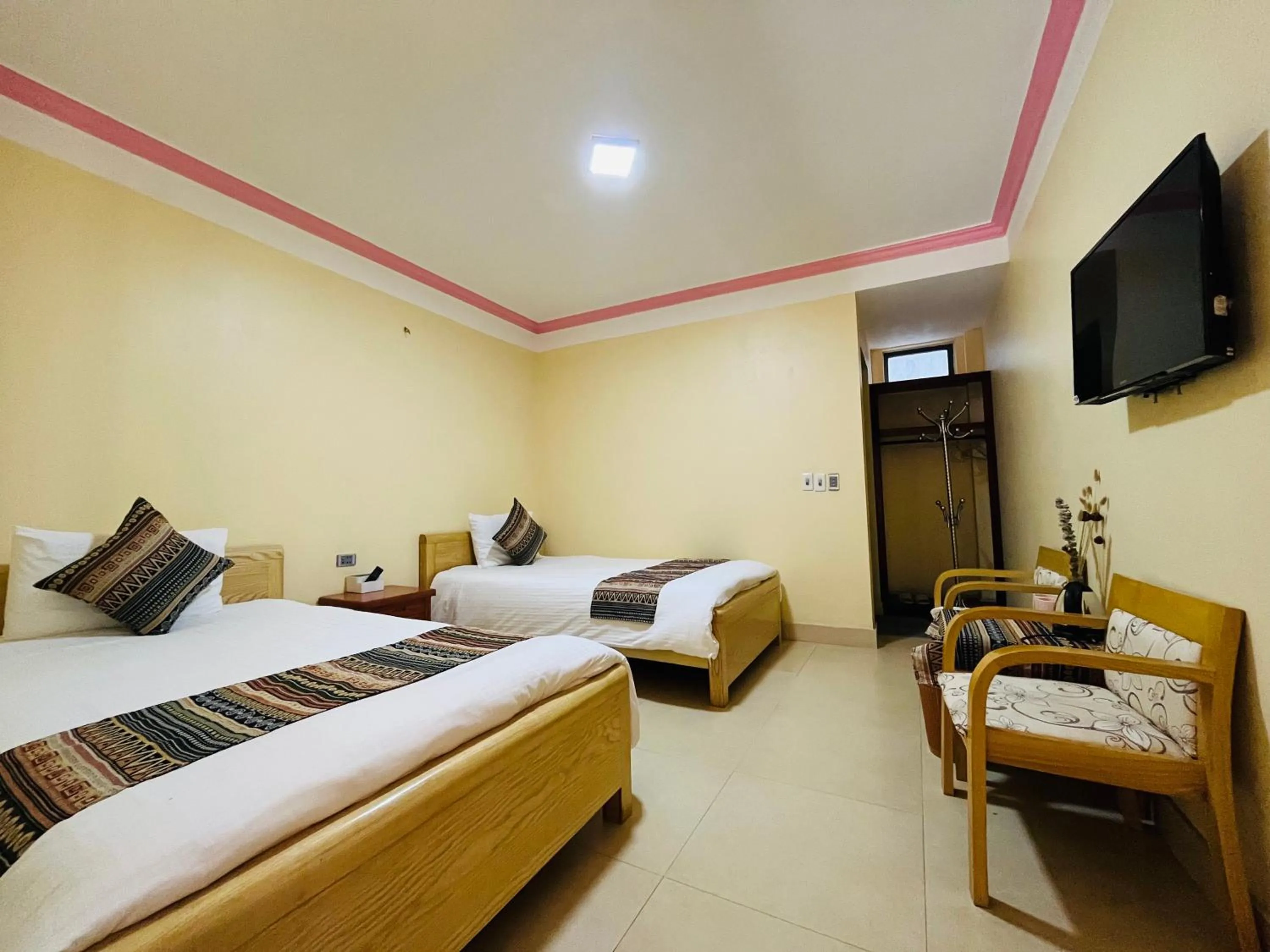 Bed in Sapa Paramount Hotel