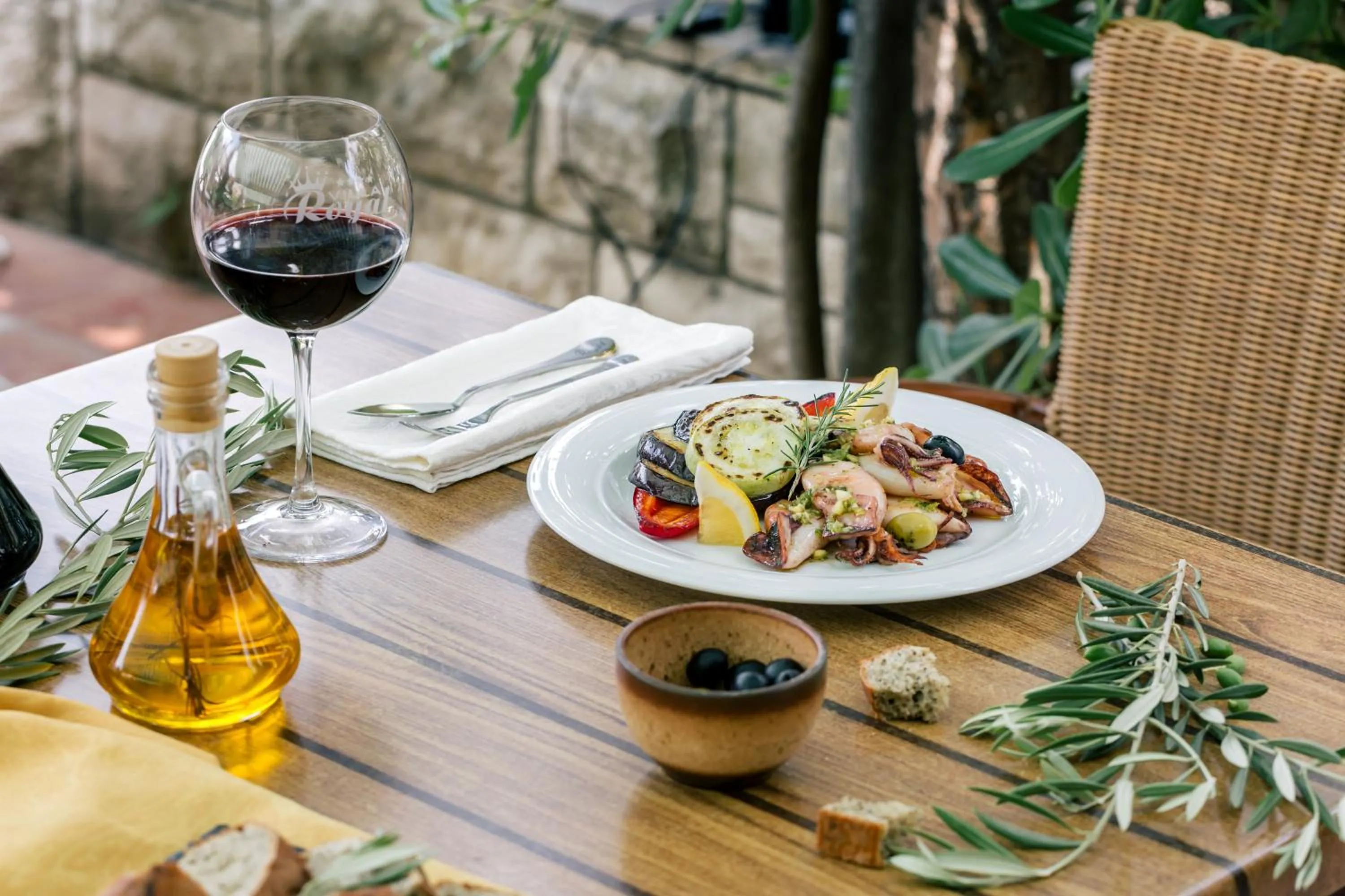 Food close-up in Villa Royal Apartments