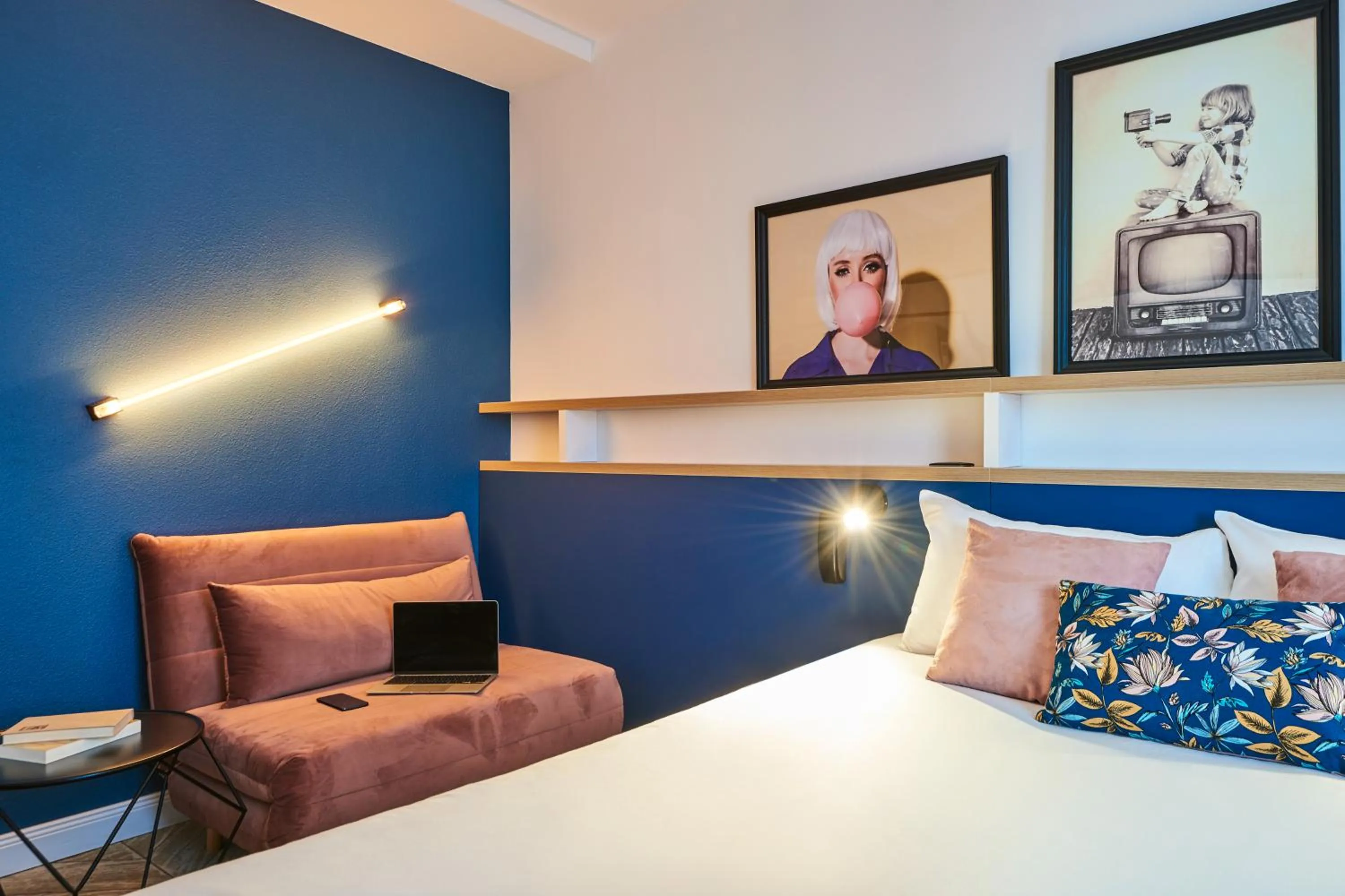 Bedroom, Bed in Ibis Styles Paris Gennevilliers