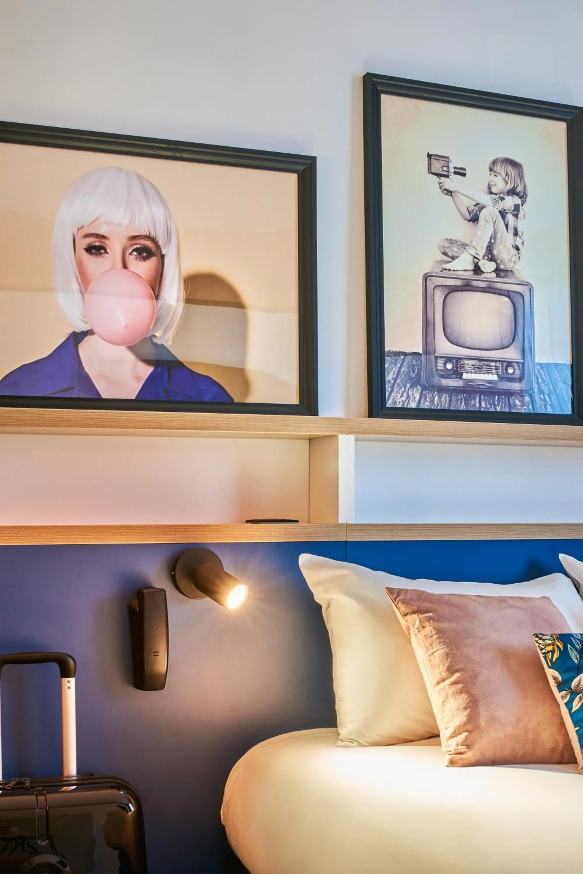 Bedroom in Ibis Styles Paris Gennevilliers