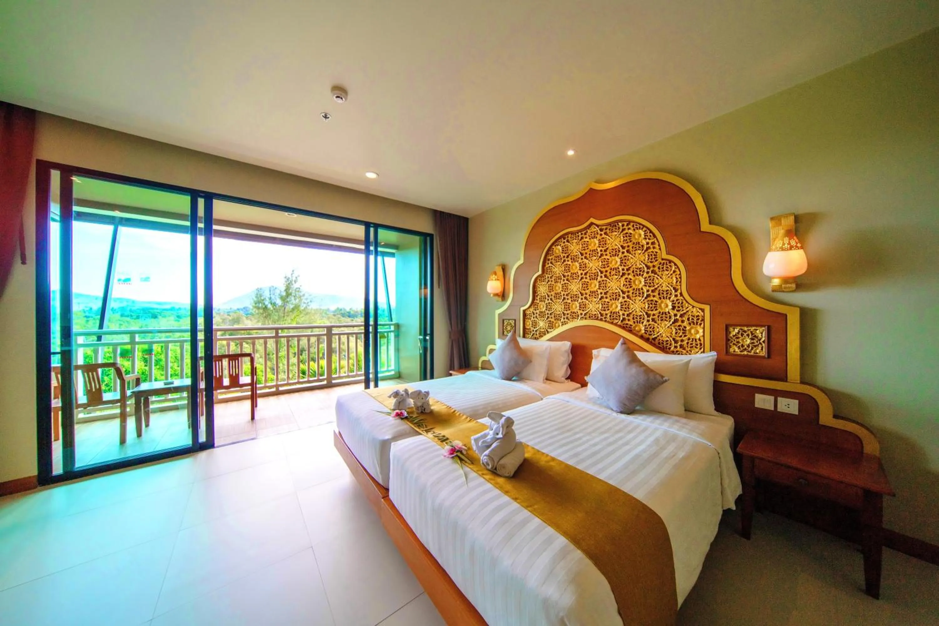 Bed in Maikhao Palm Beach Resort - SHA Plus