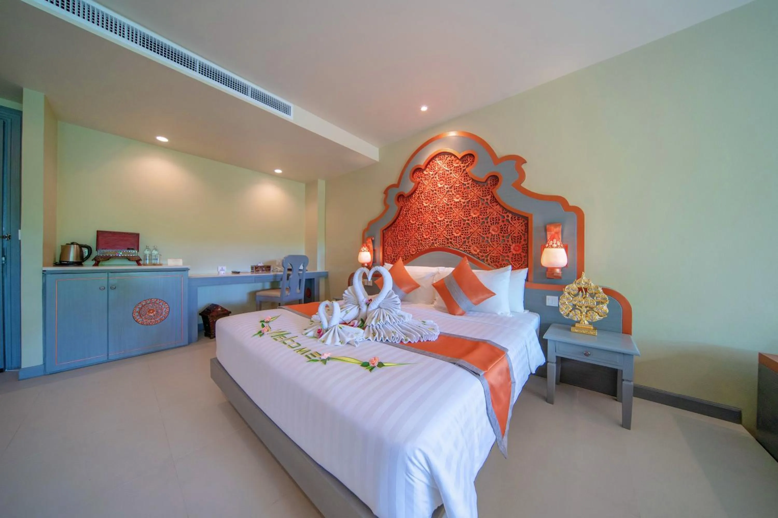 Bed in Maikhao Palm Beach Resort - SHA Plus