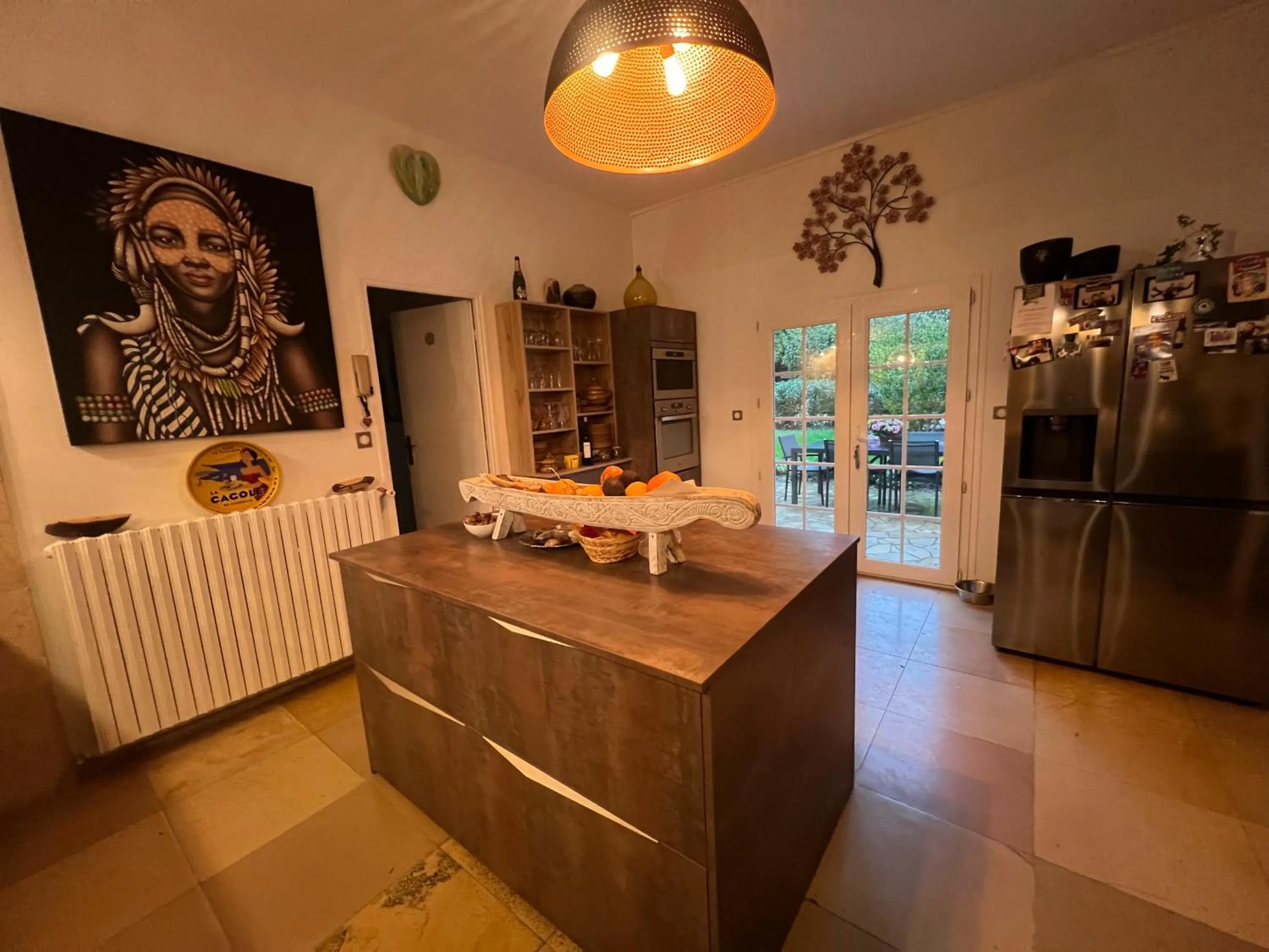 Kitchen or kitchenette in Bastide du Bonheur Saint Donat