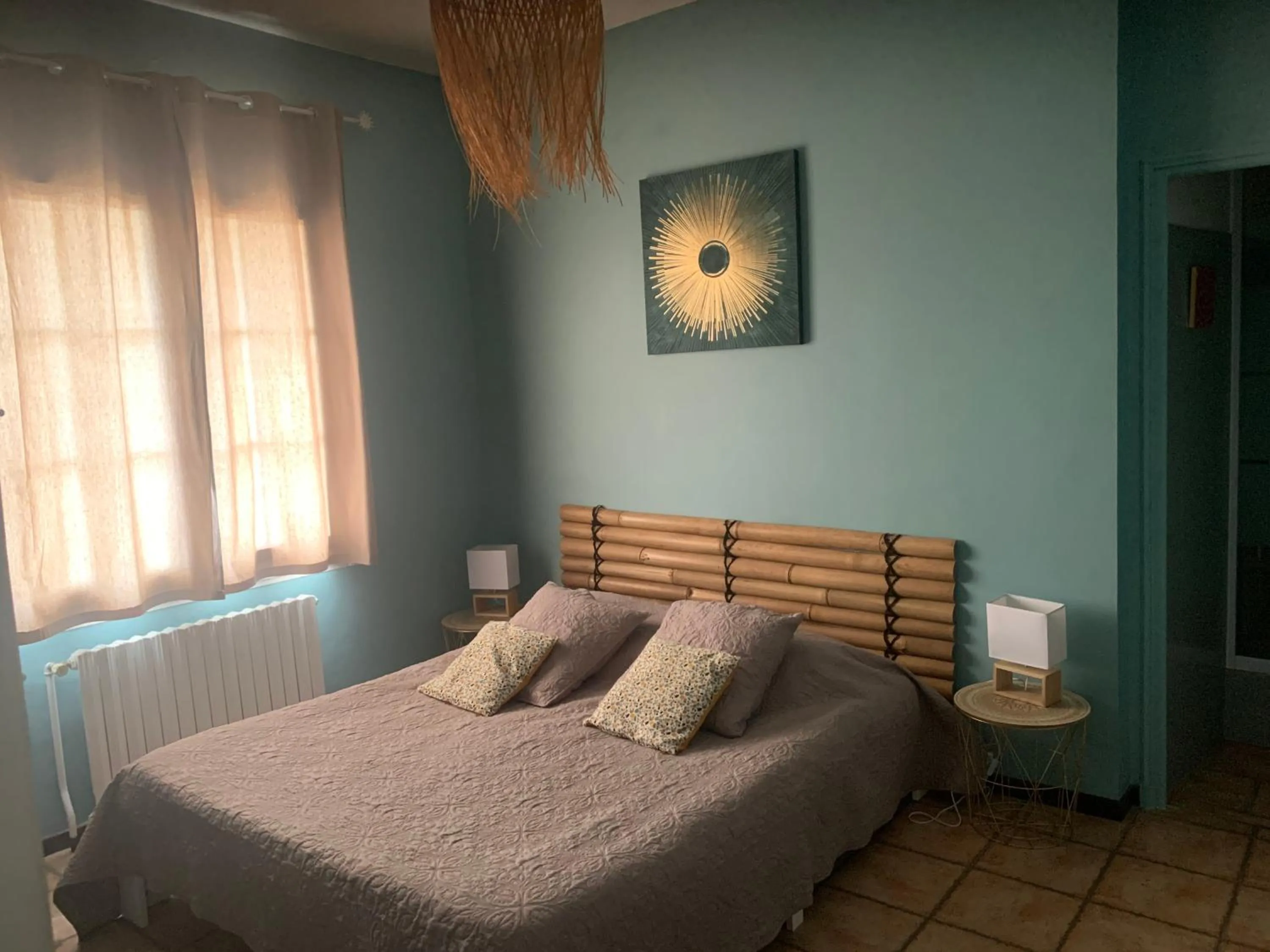 Bedroom, Bed in Bastide du Bonheur Saint Donat