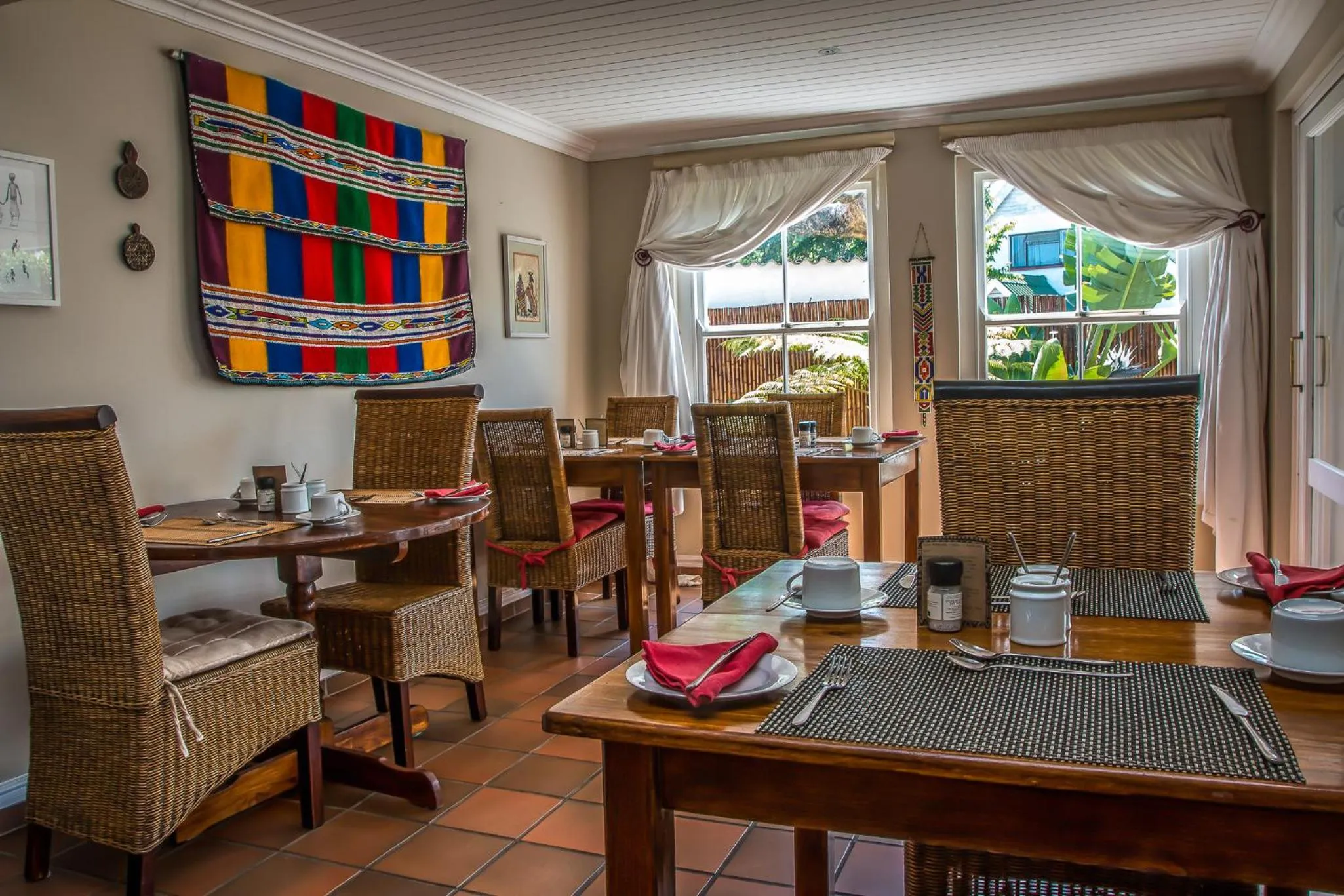 Dining area in African Breeze Guesthouse