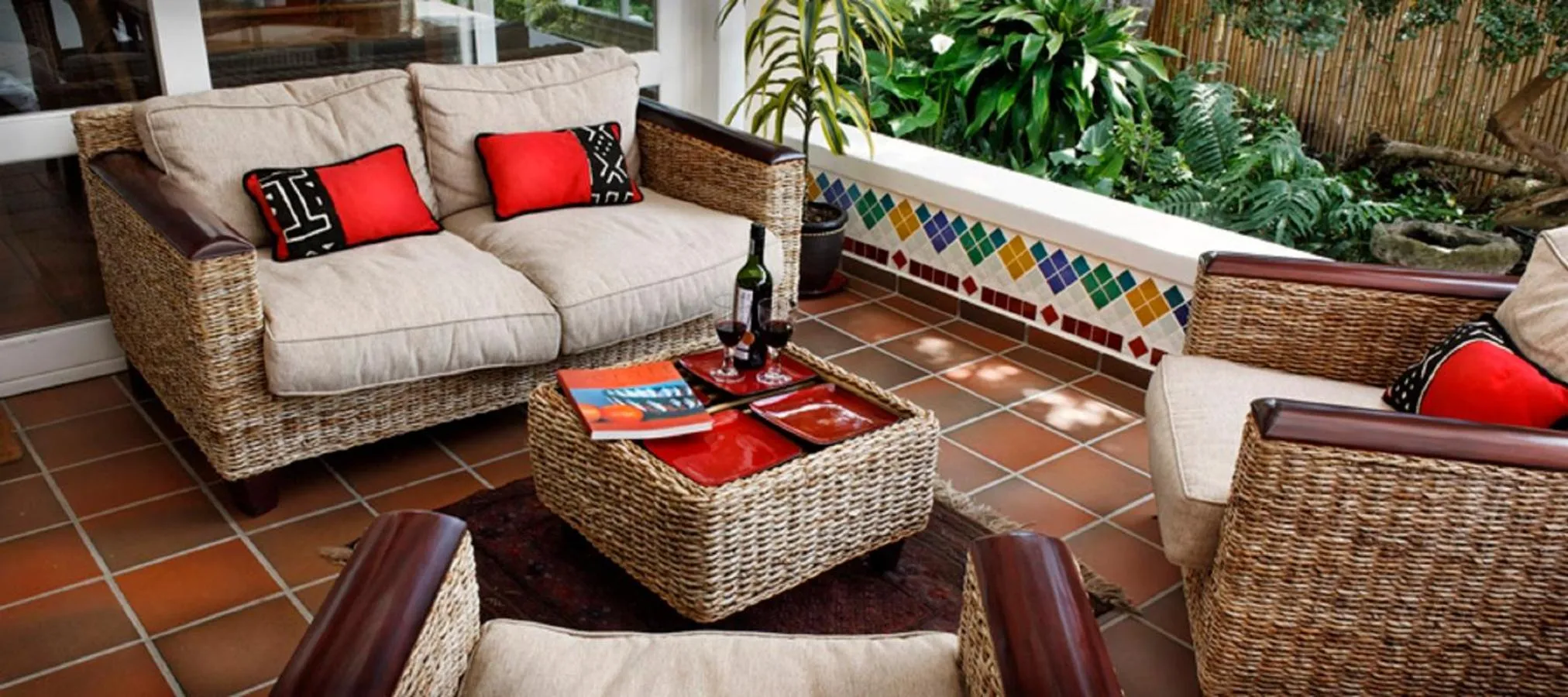 Balcony/Terrace in African Breeze Guesthouse