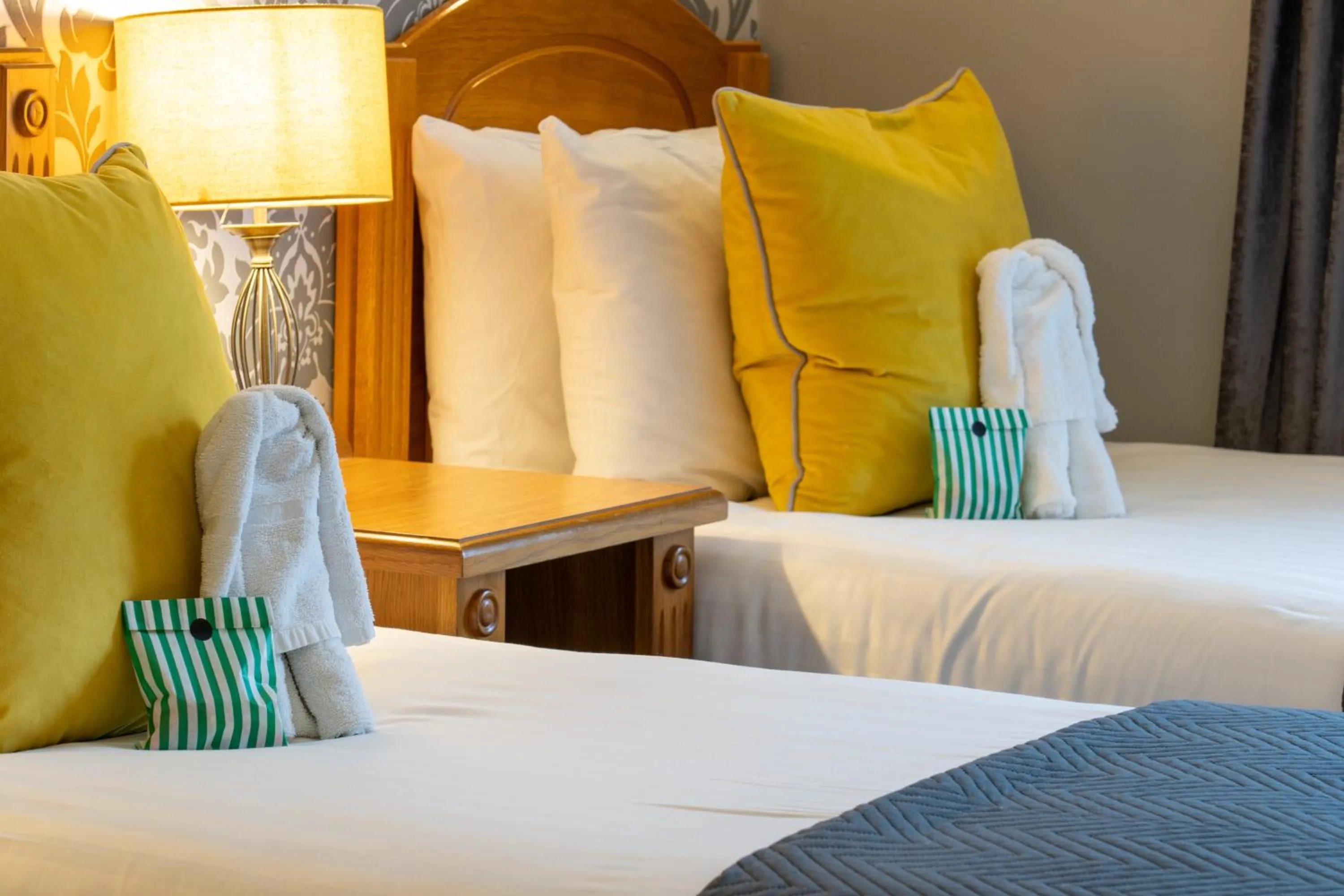 Bed in Majestic Hotel