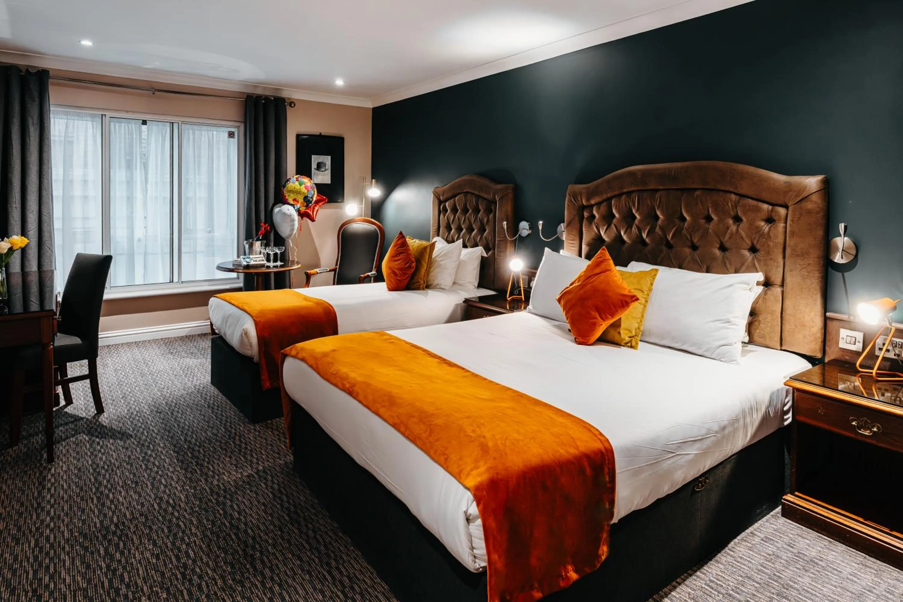 Bed in Drury Court Hotel