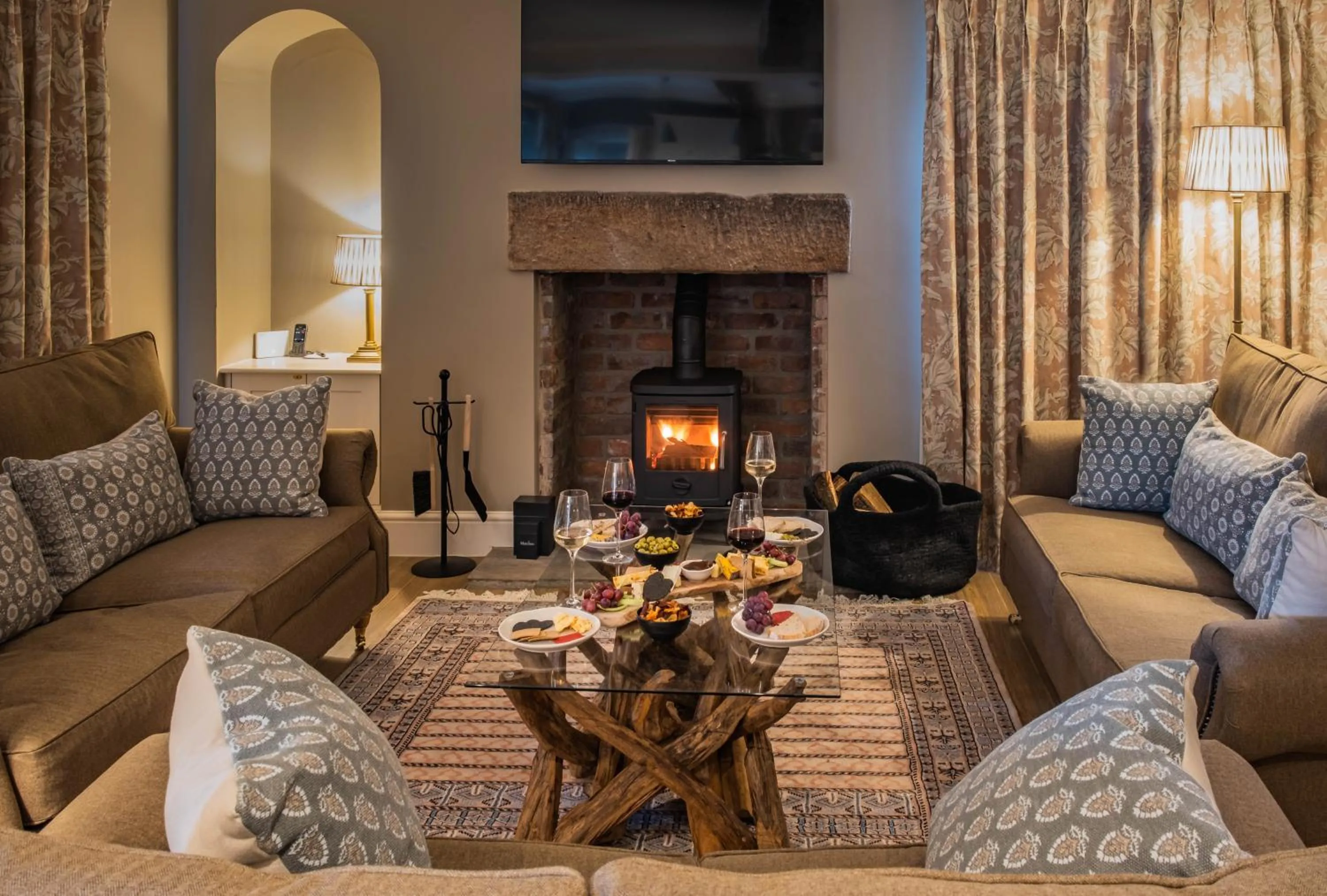 Living room in Swinton Park