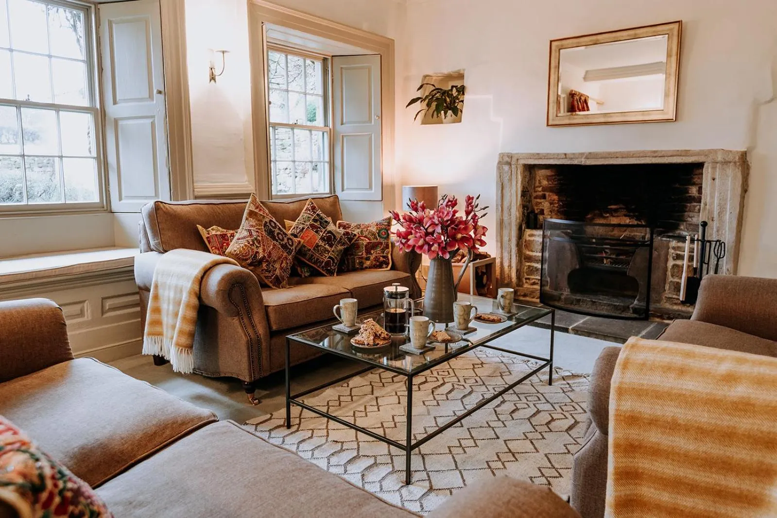 Living room in Swinton Park