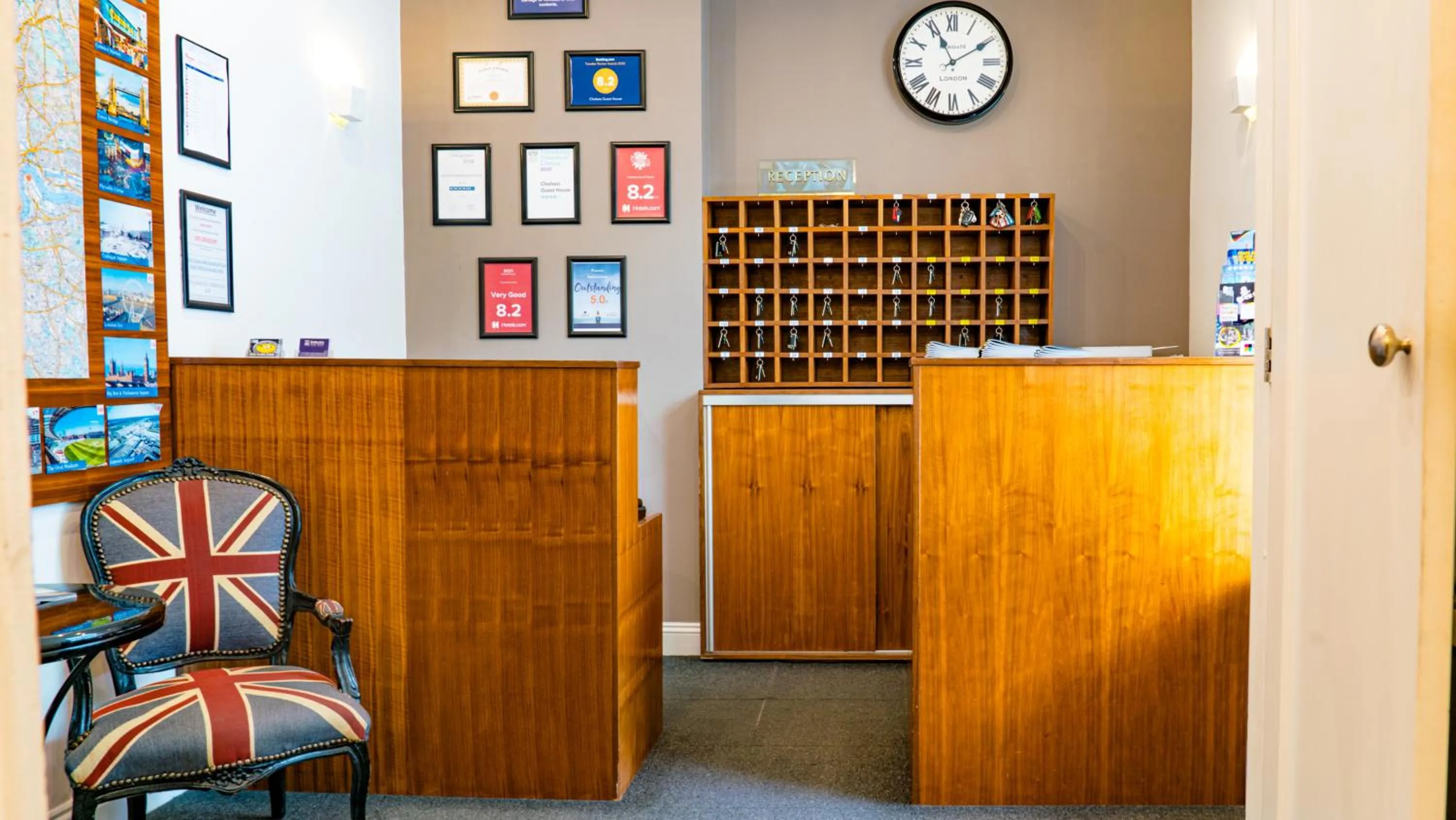 Lobby or reception in Chelsea Guest House