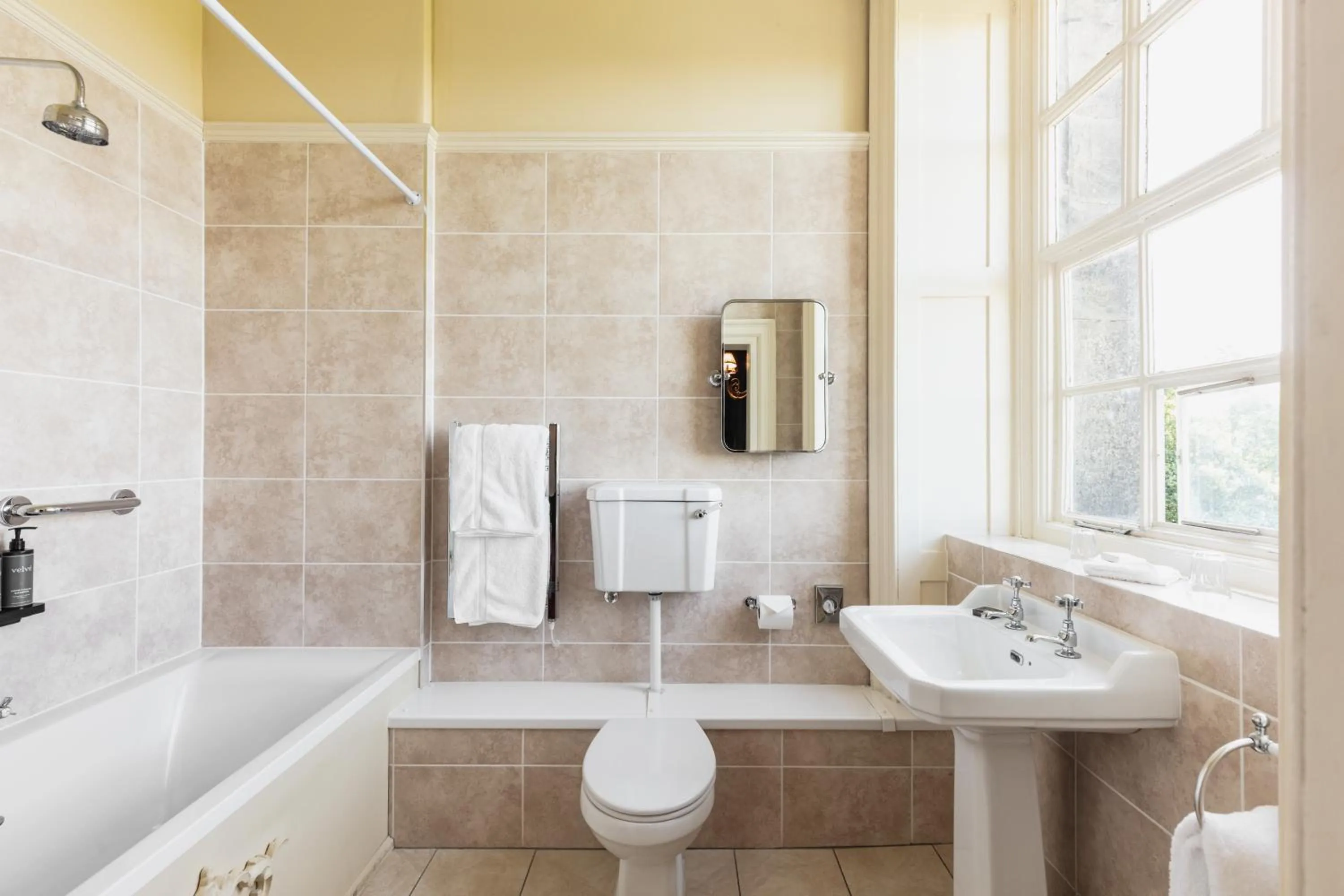 Bathroom in Lumley Castle Hotel