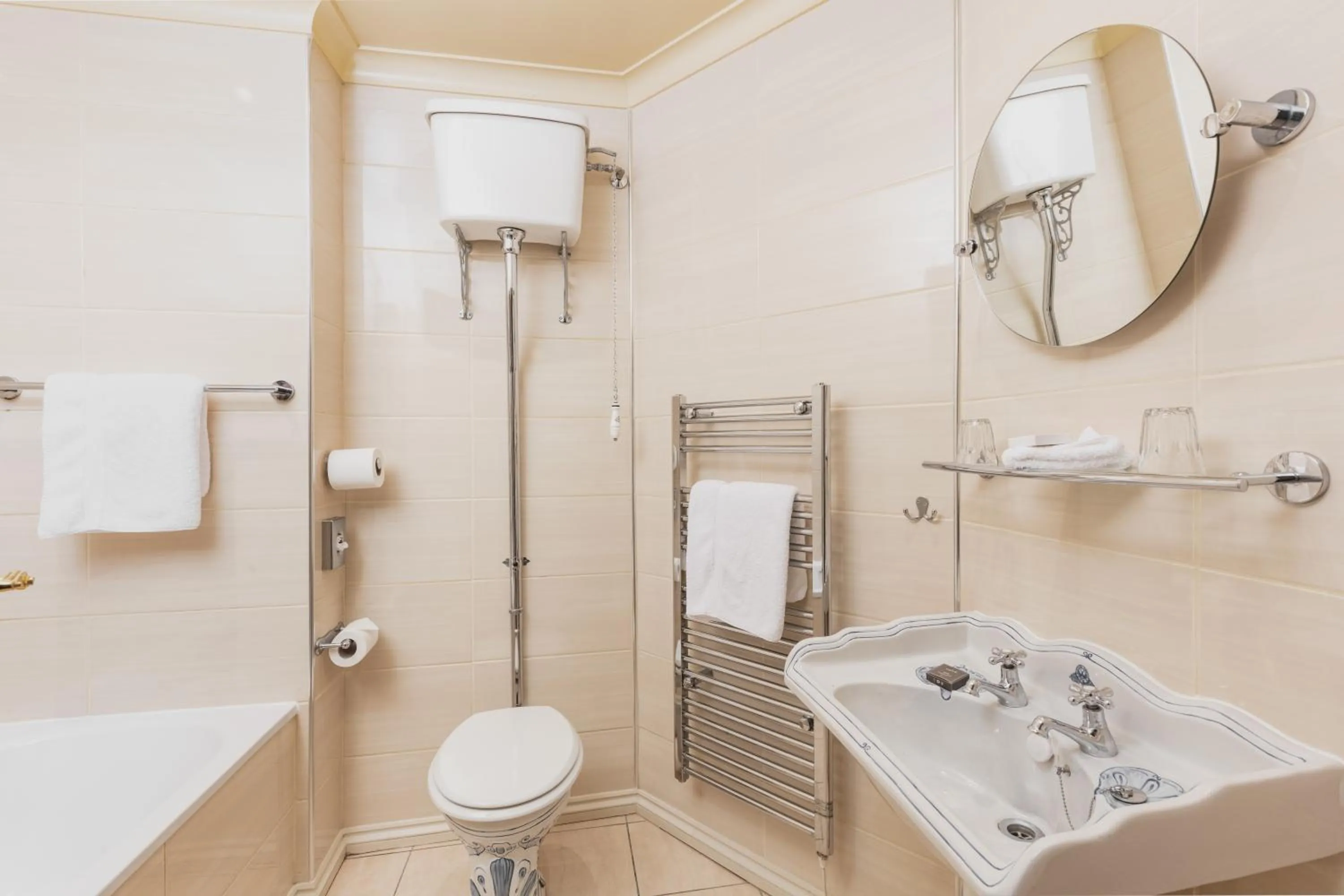 Bathroom in Lumley Castle Hotel