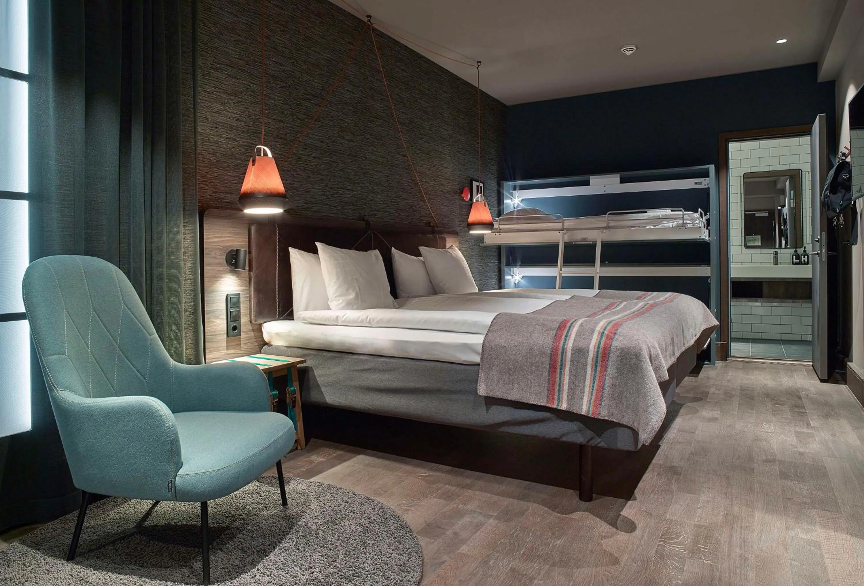 Bedroom, Bed in Downtown Camper by Scandic