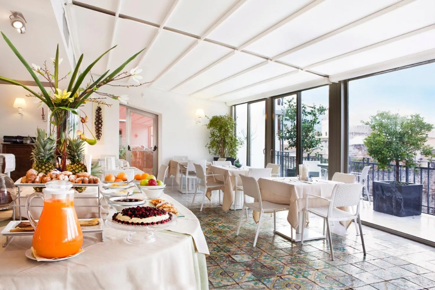 Balcony/Terrace in Hotel Porta Felice & Spa