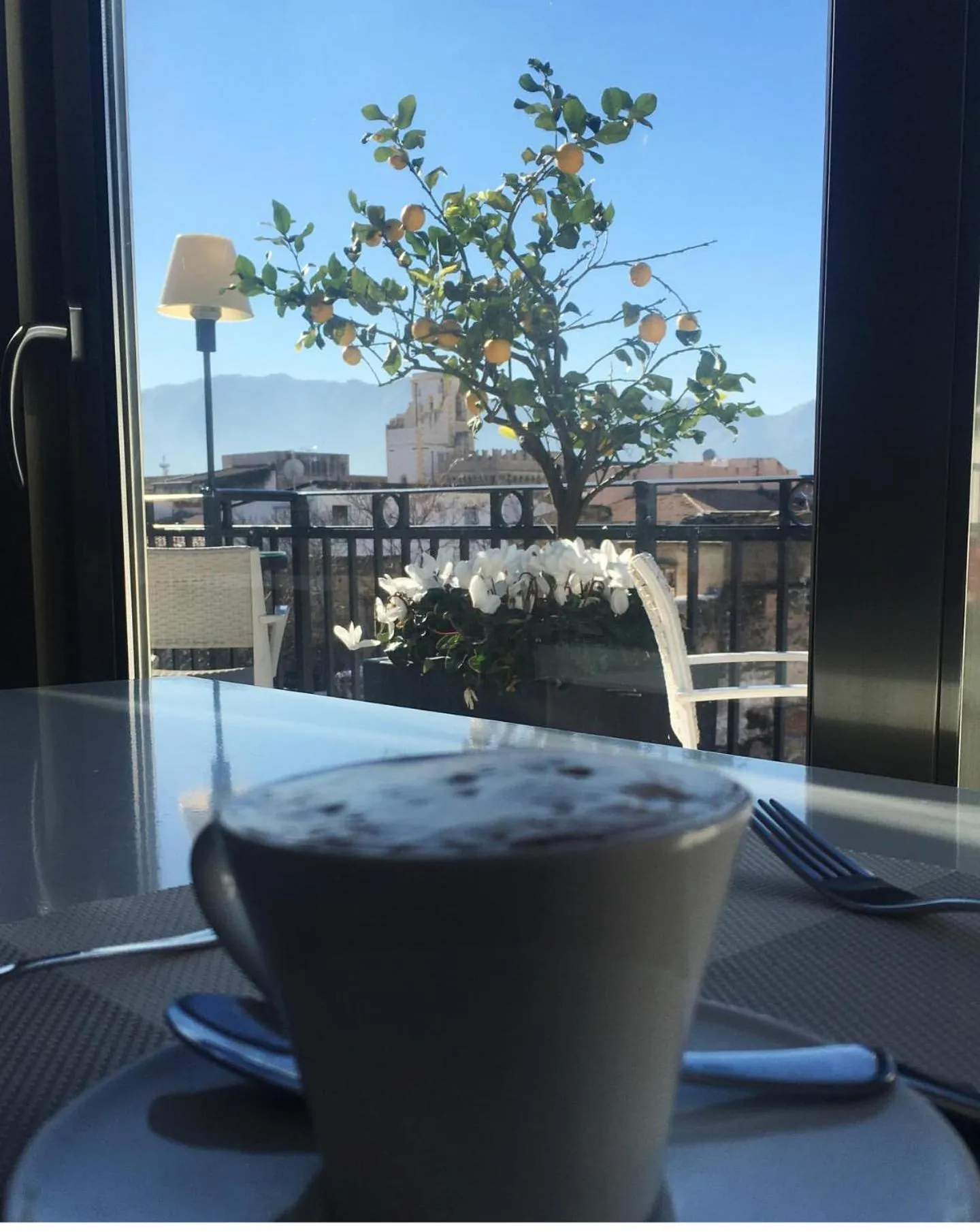 Balcony/Terrace in Hotel Porta Felice & Spa