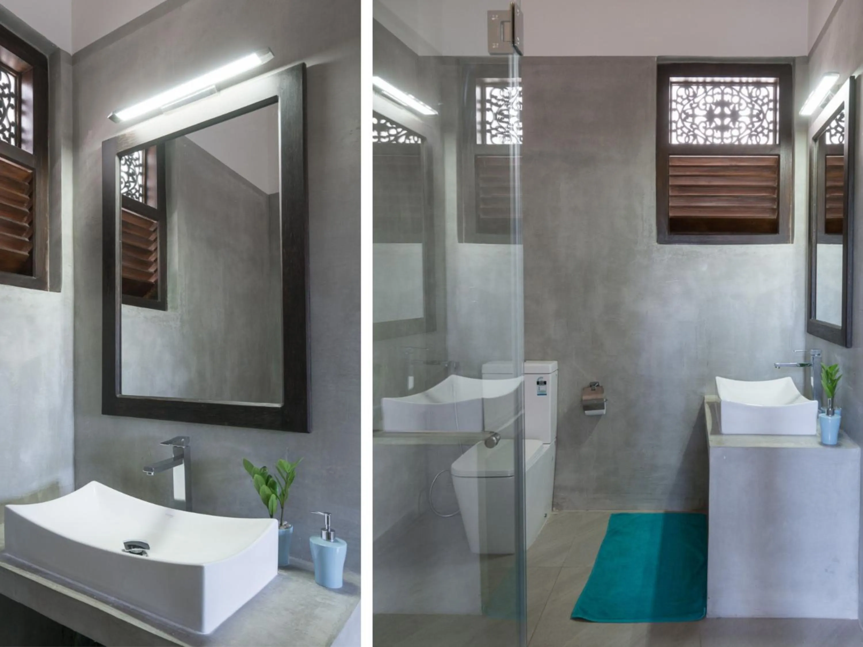 Shower in At Ease Beach Hotel