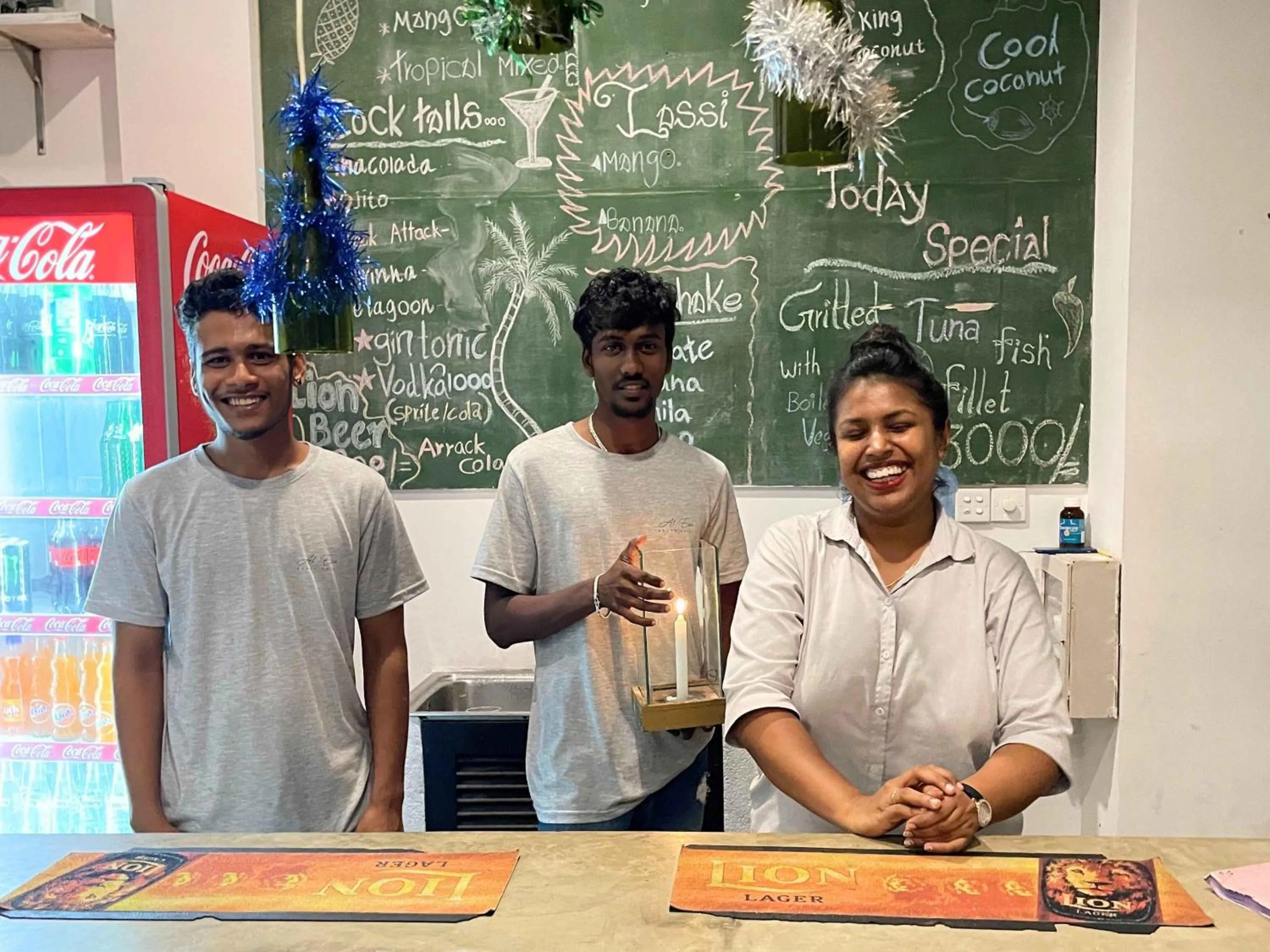 Staff in At Ease Beach Hotel