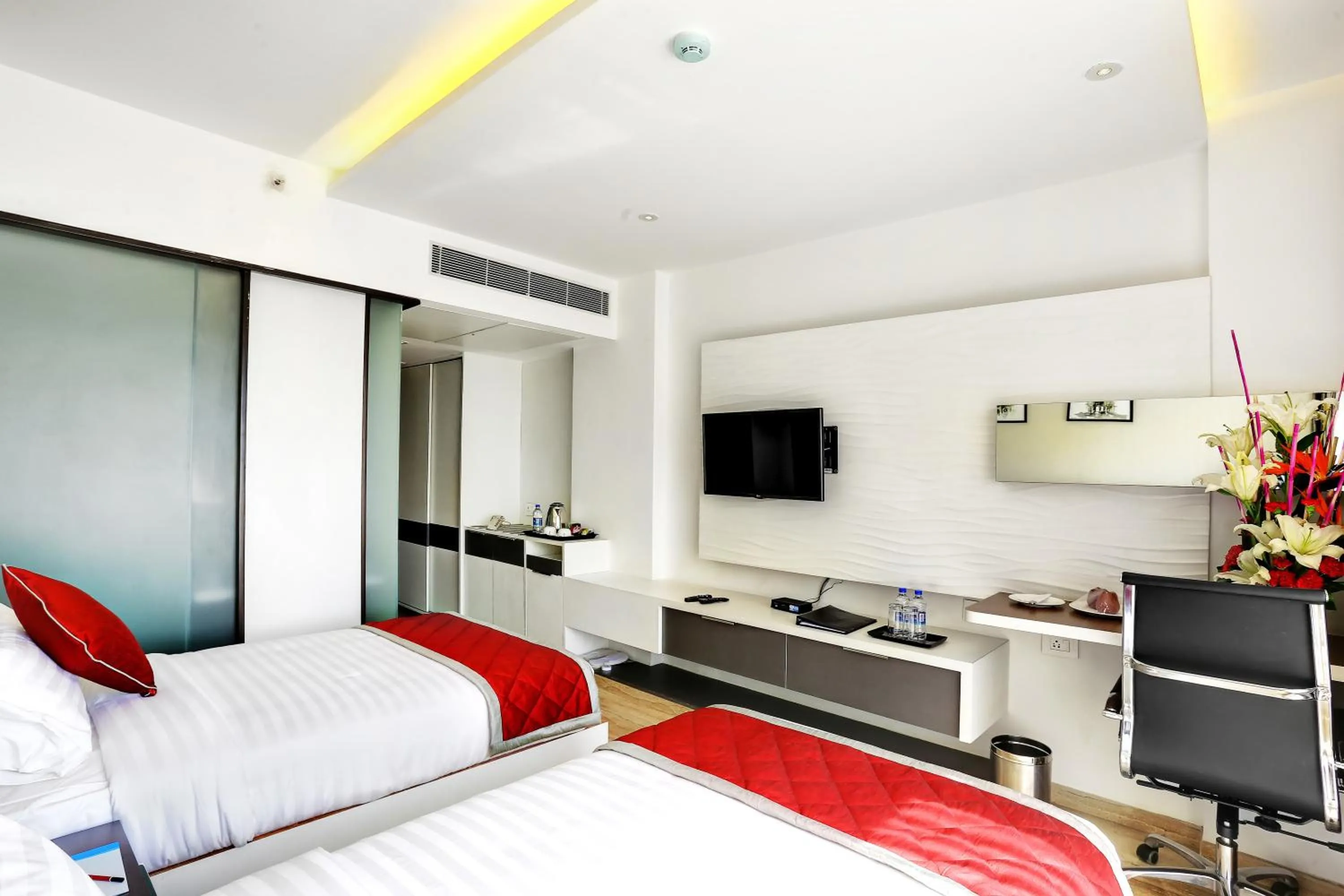Photo of the whole room, Bed in Bhagini Icon Premier Hotel