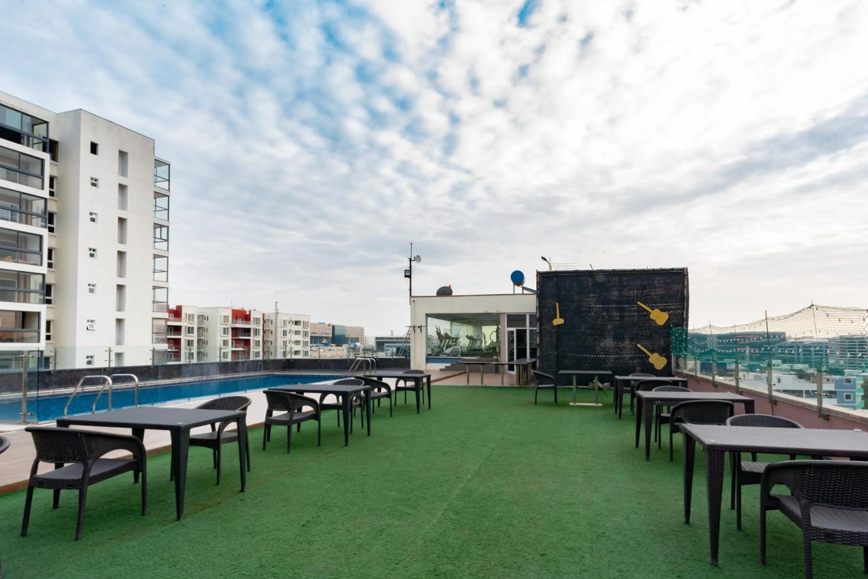 Swimming pool in Bhagini Icon Premier Hotel