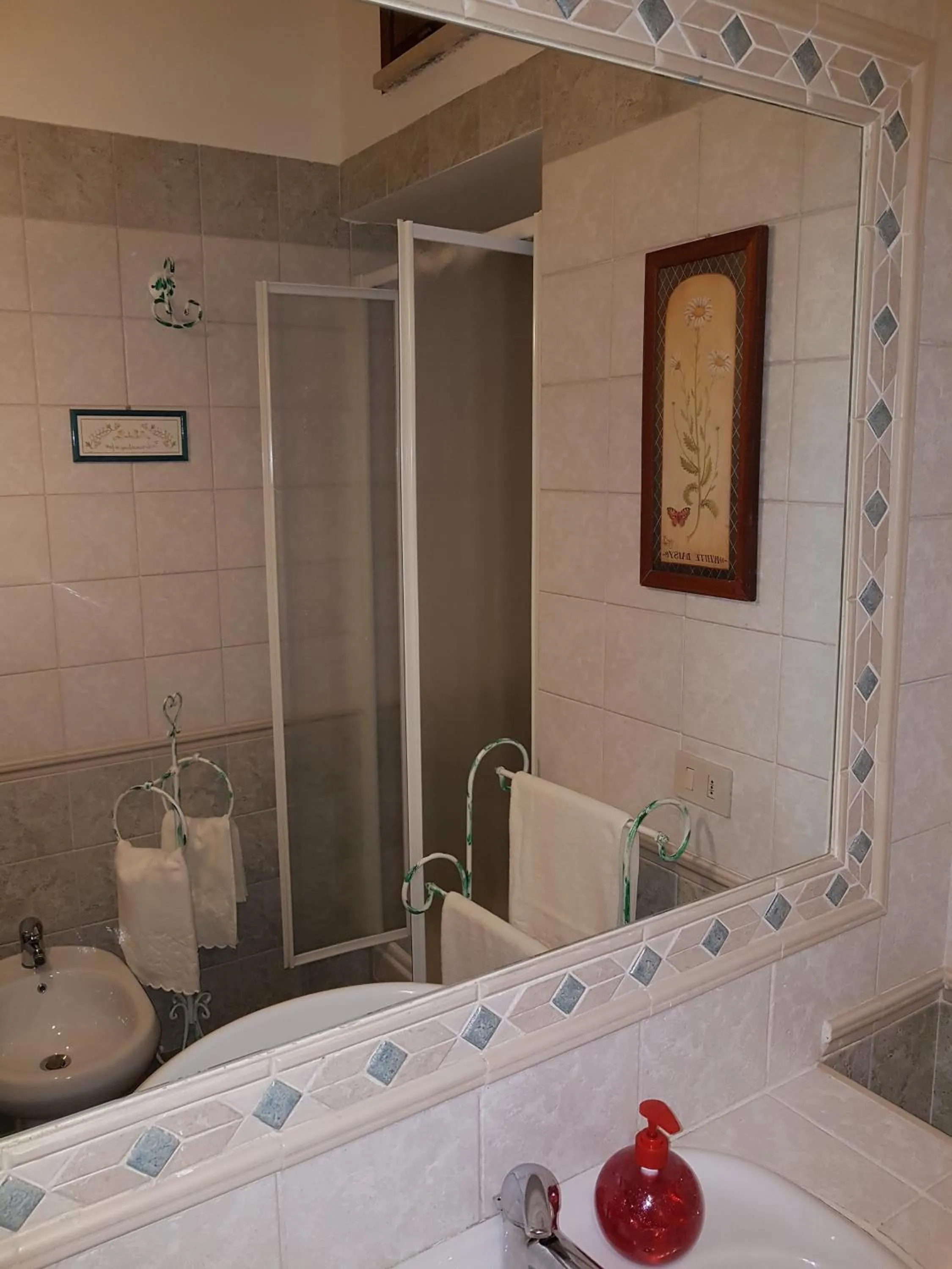 Bathroom in B&B Vista su Roma