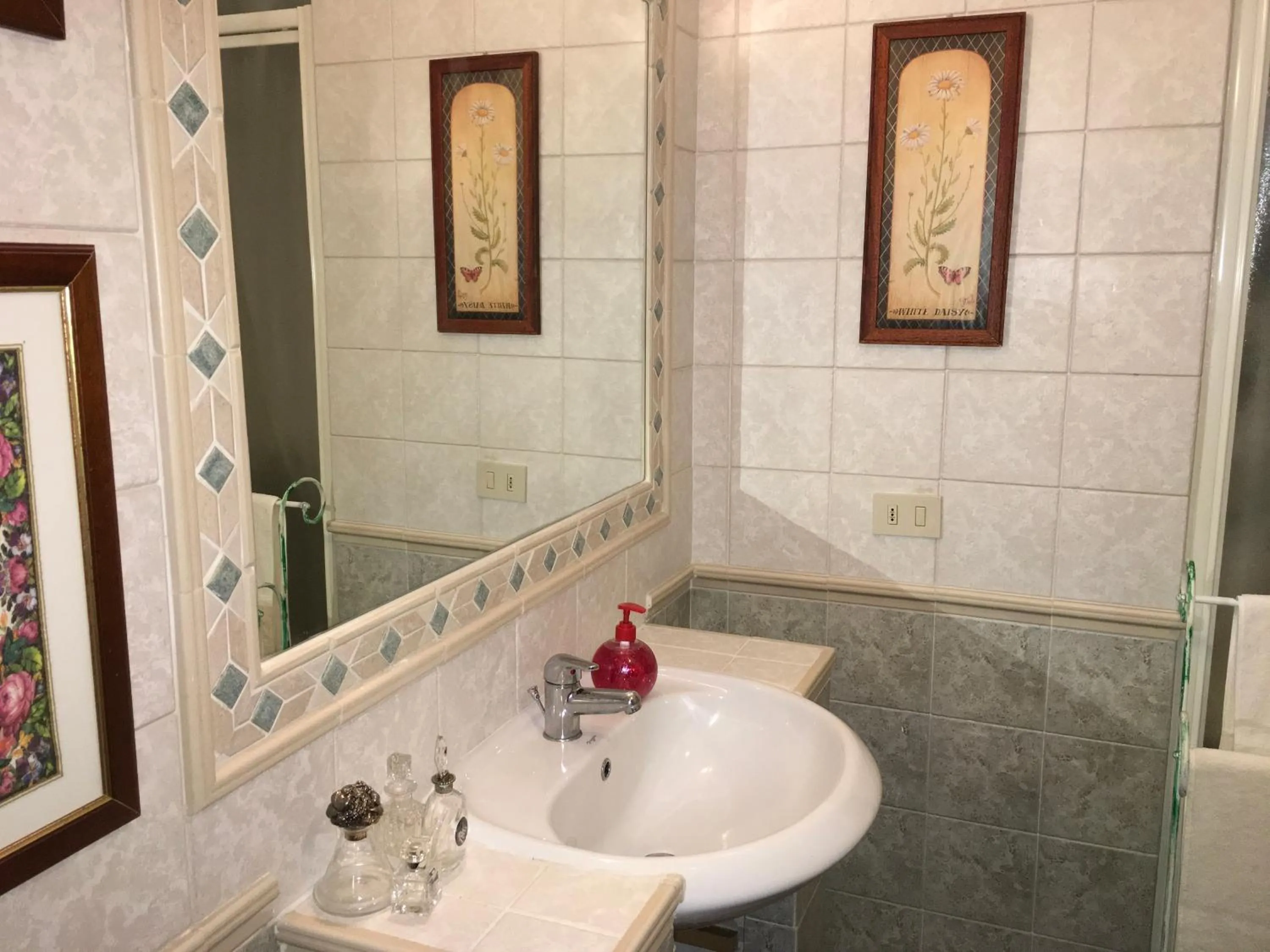 Bathroom in B&B Vista su Roma