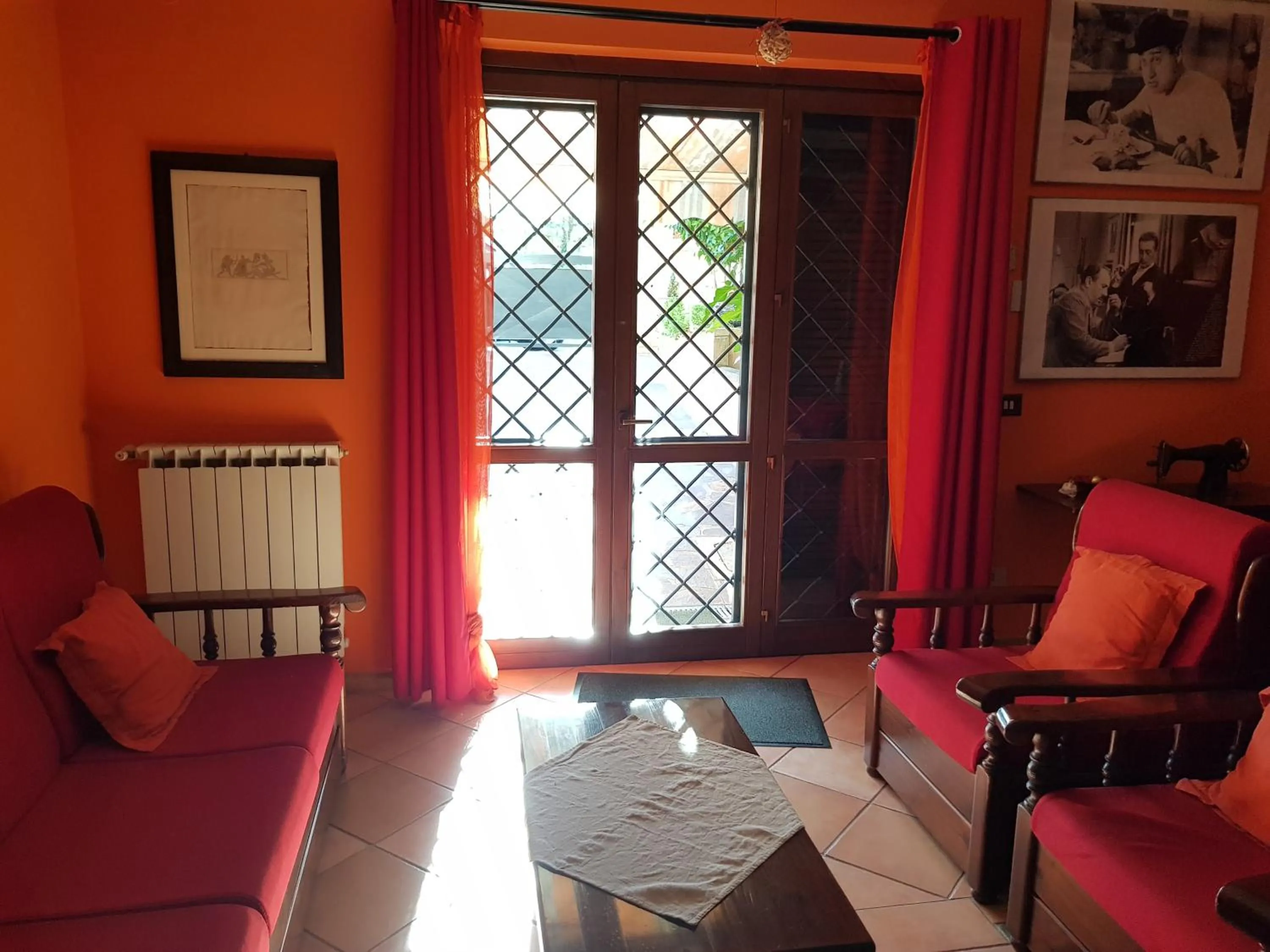 Living room in B&B Vista su Roma