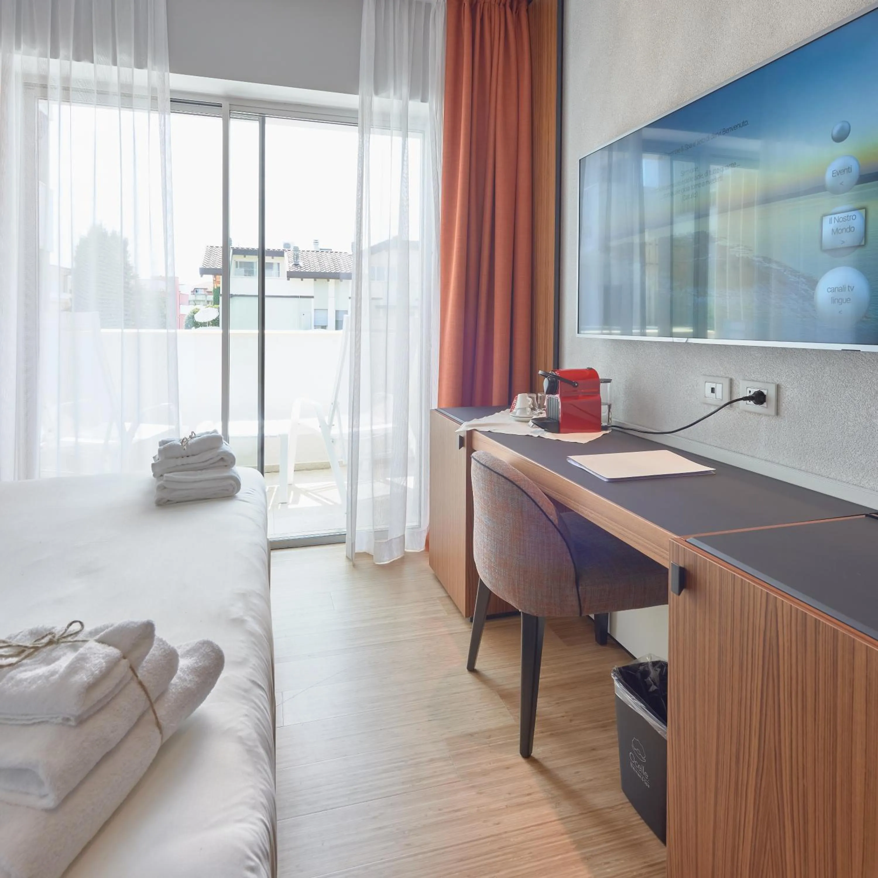 Deluxe Double or Twin Room with Balcony and Thermal Spa Access in Hotel Ocelle Thermae&Spa (Adults Only)