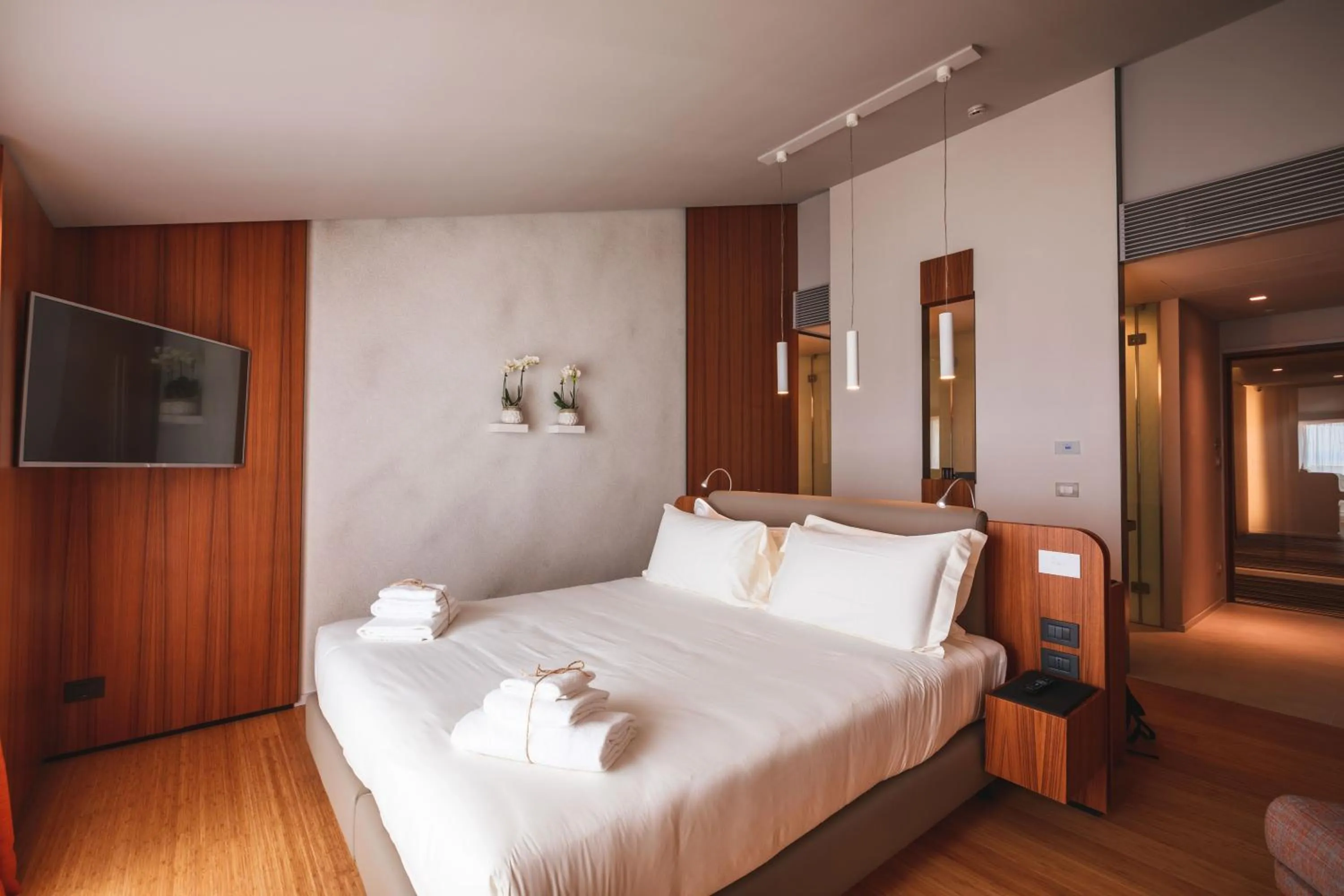Bedroom, Bed in Hotel Ocelle Thermae & Spa - Adults Only