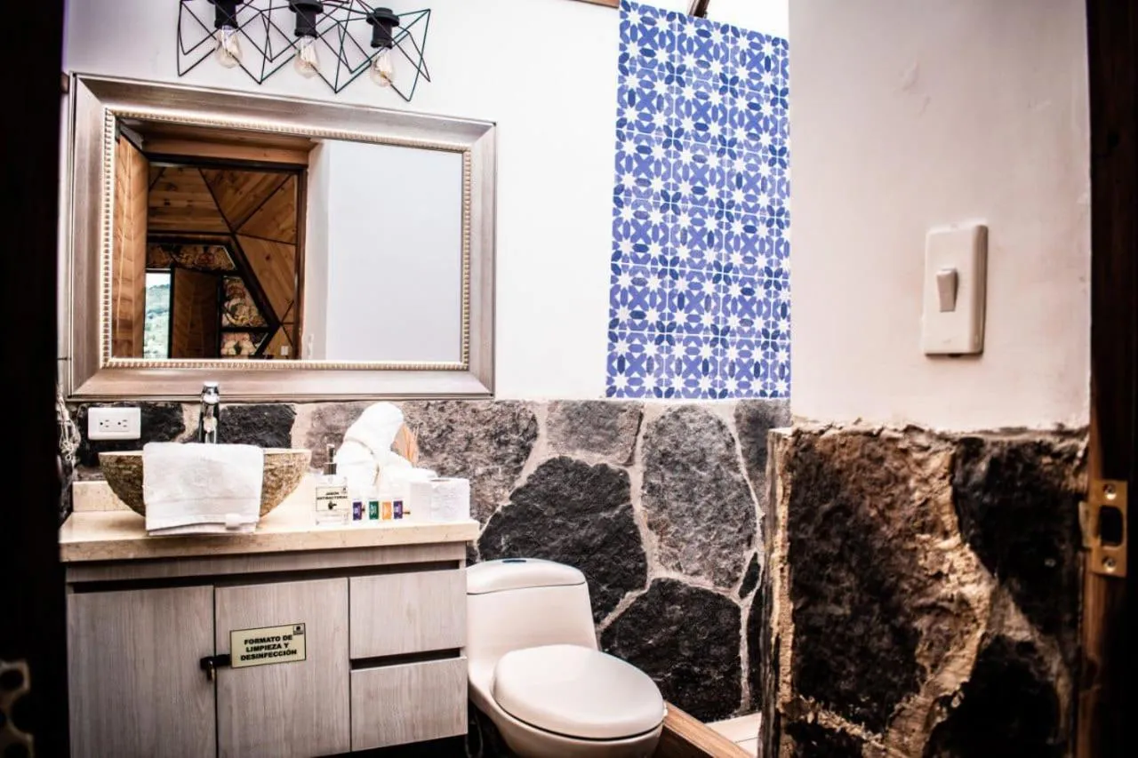 Bathroom in Hotel Campestre La Periquera