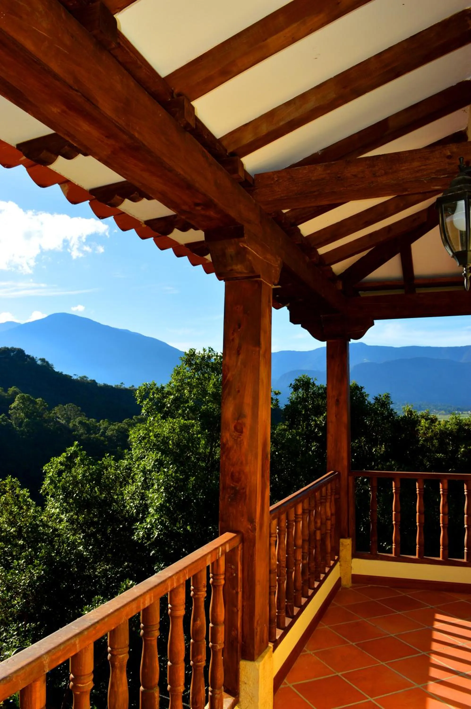 Balcony/Terrace in Hotel Campestre La Periquera
