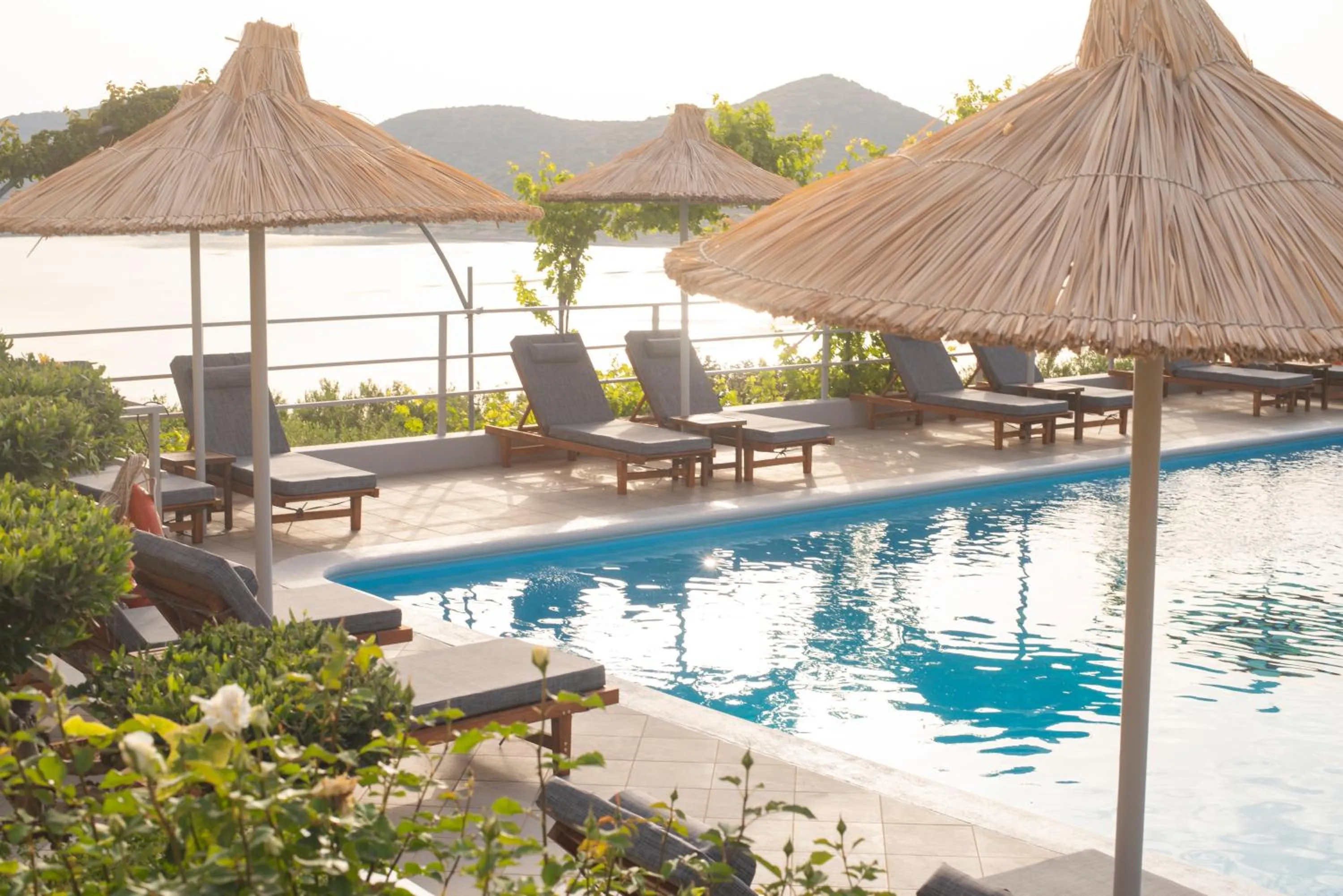 Swimming pool in Elounda Heights (Adults Only)