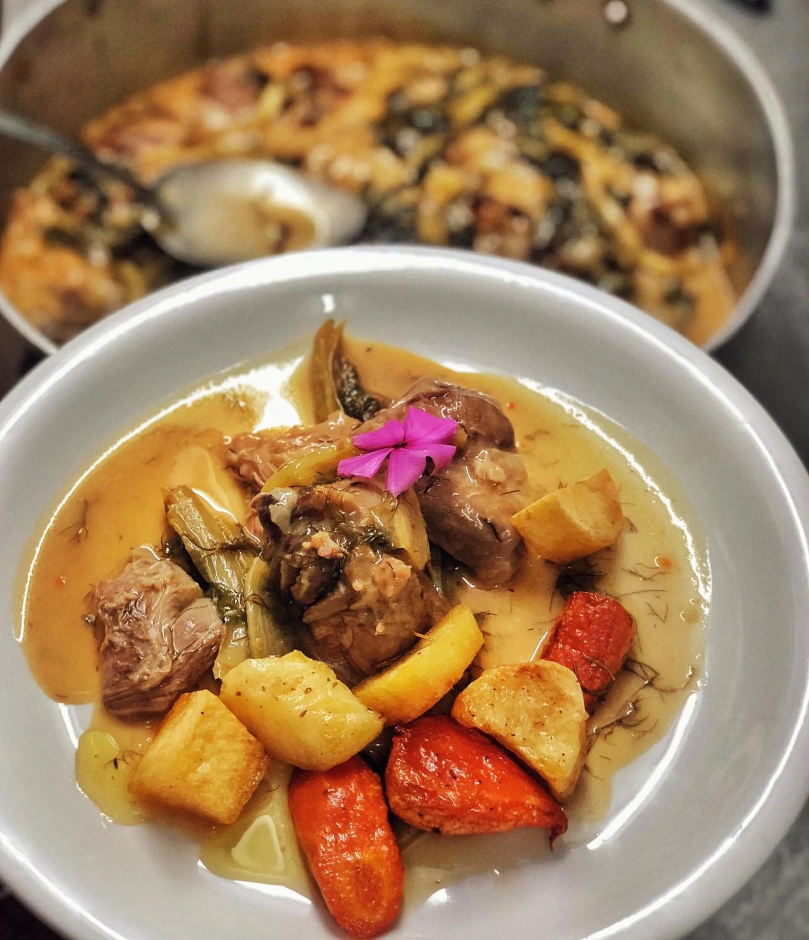 Food close-up in Elounda Heights (Adults Only)