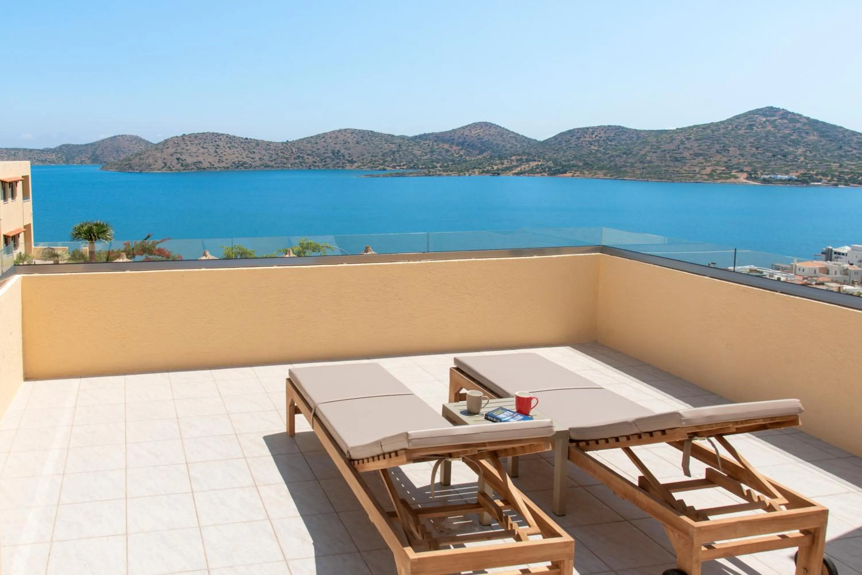 Balcony/Terrace in Elounda Heights (Adults Only)
