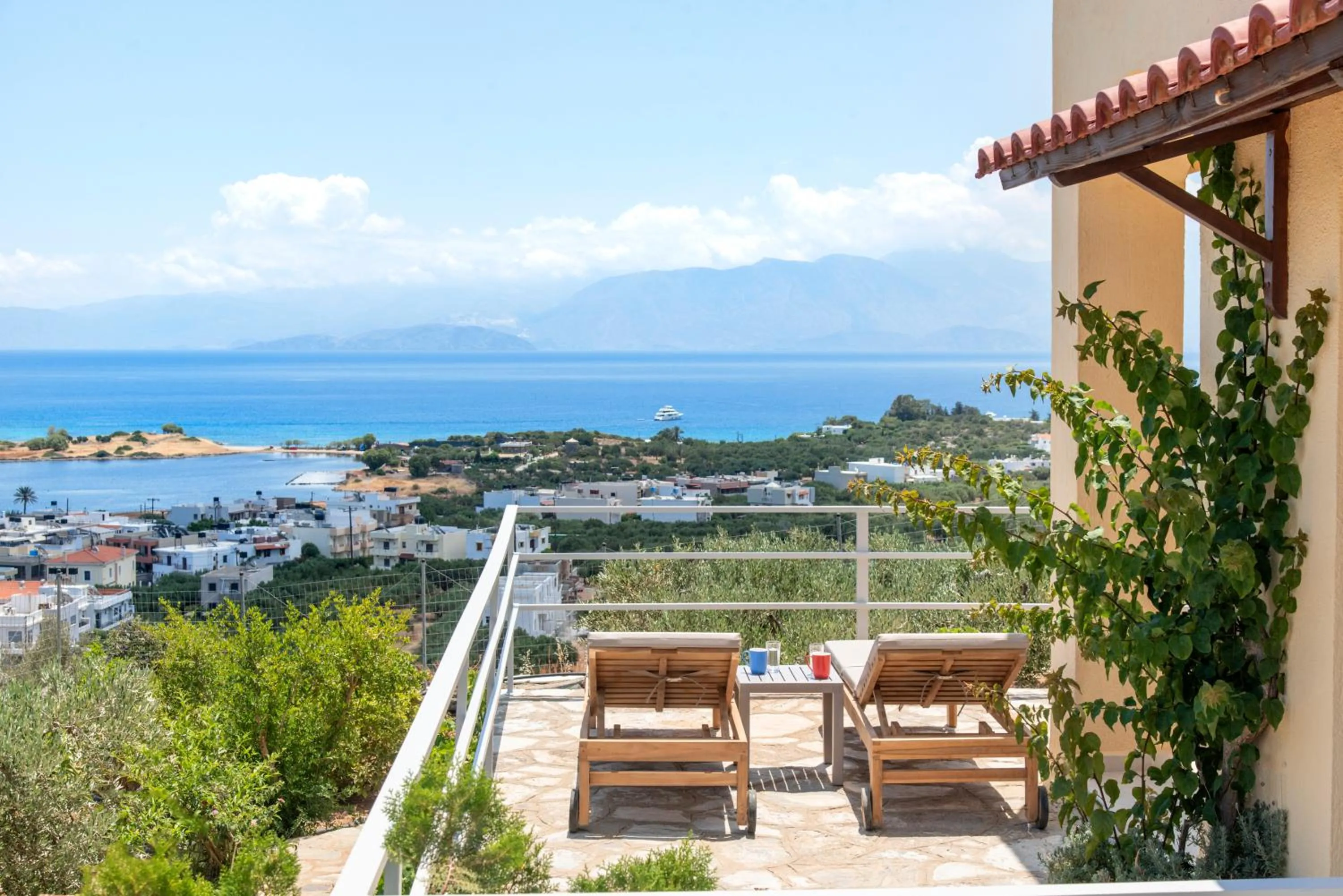 Balcony/Terrace in Elounda Heights (Adults Only)