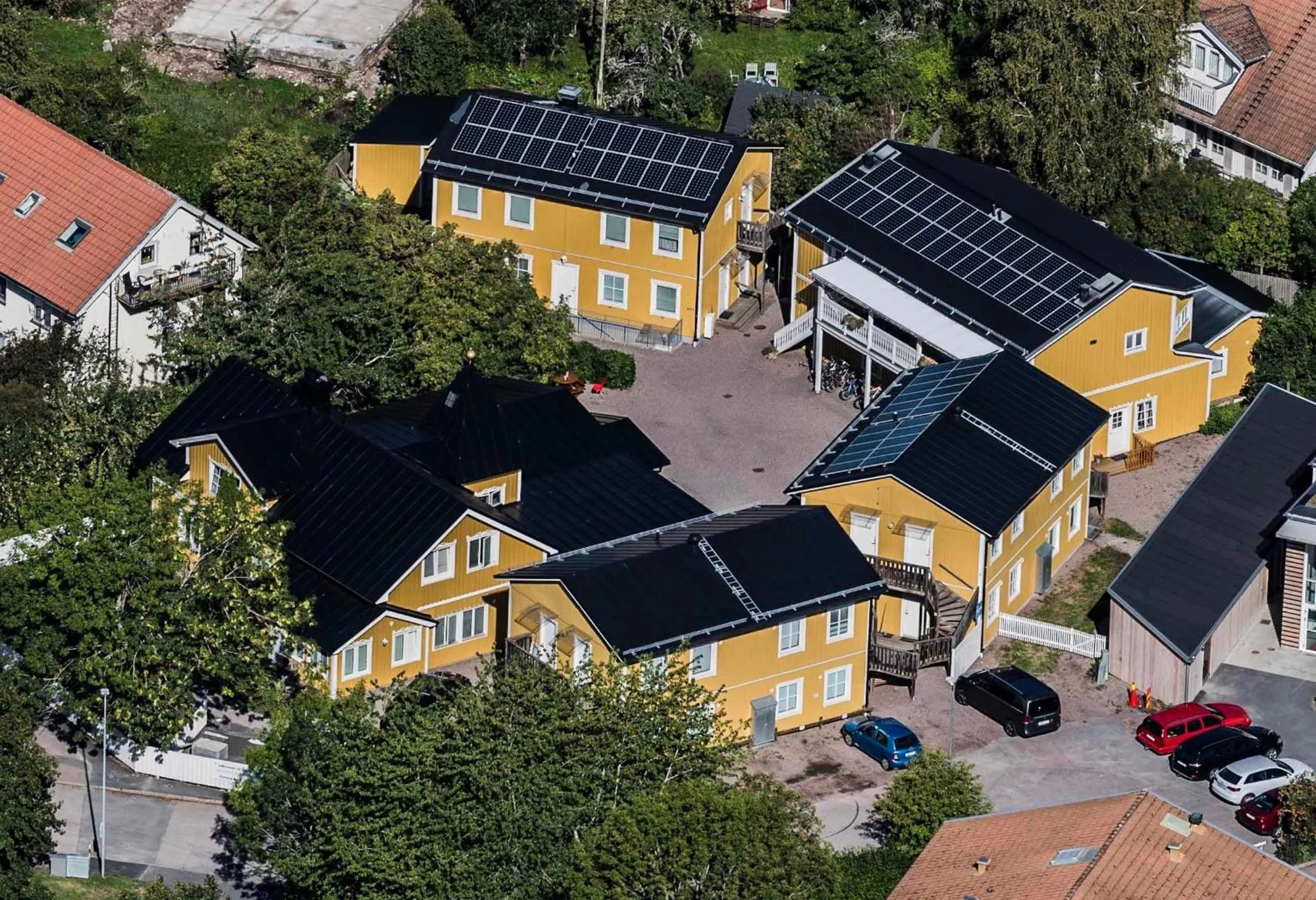 Property building in Uppsala Lägenhetshotell