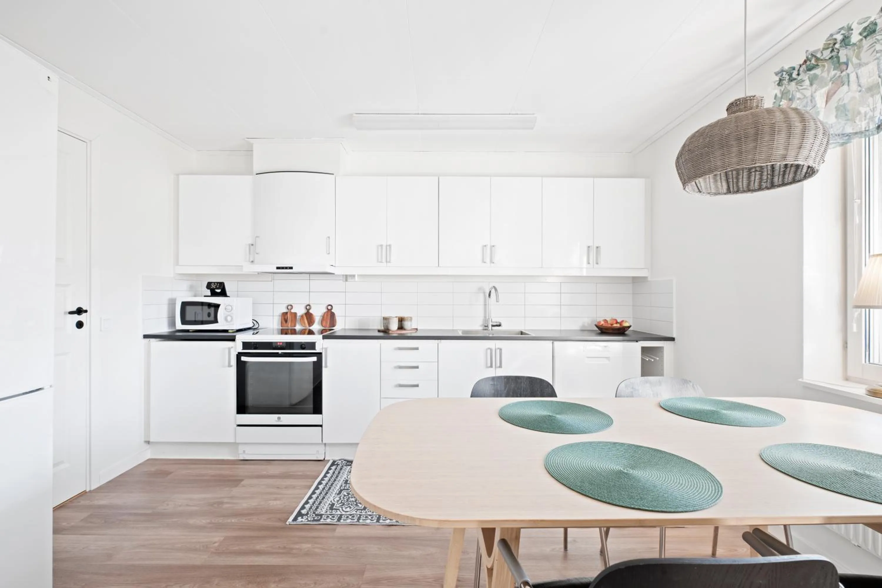 Dining area in Uppsala Lägenhetshotell