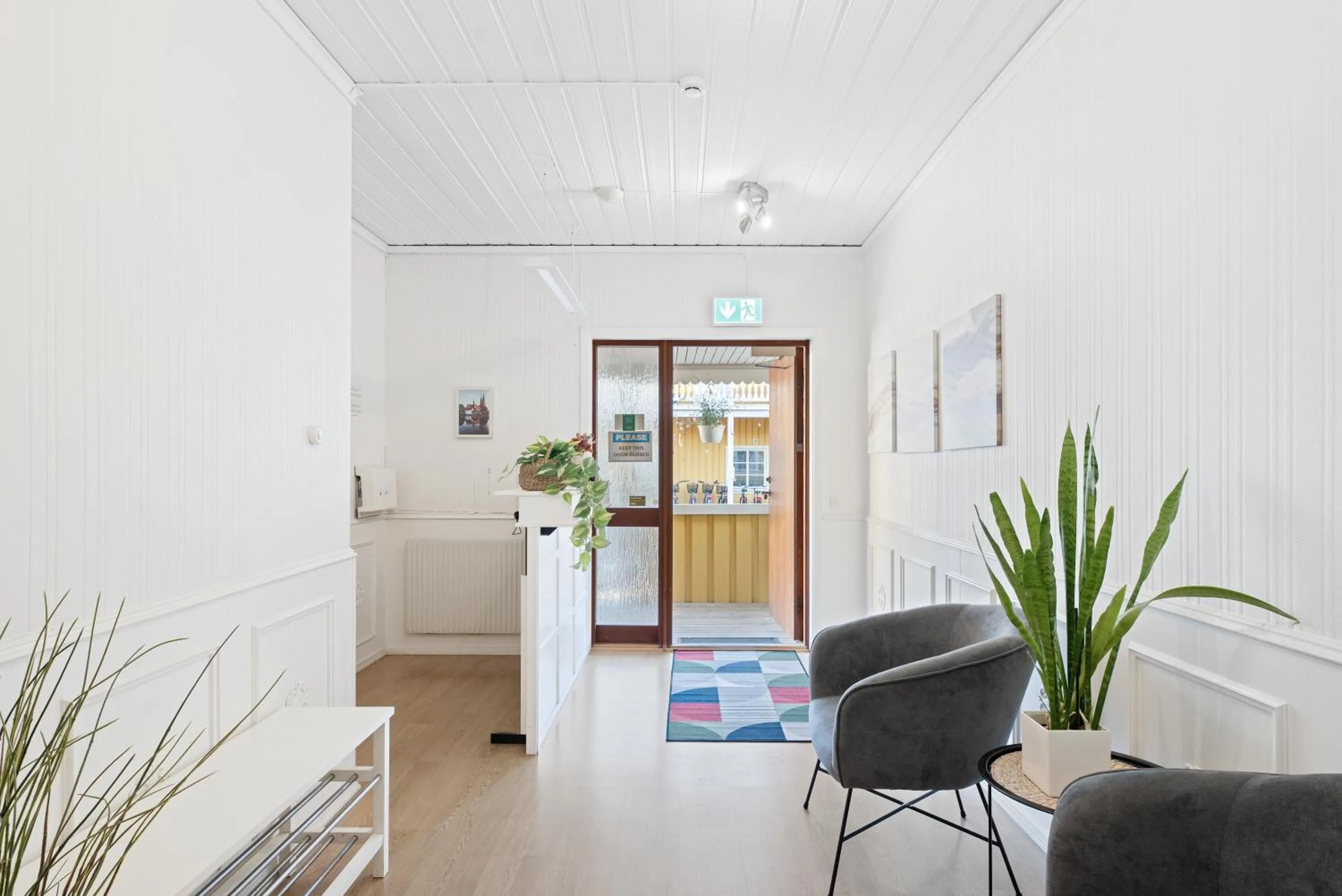 Lobby or reception in Uppsala Lägenhetshotell