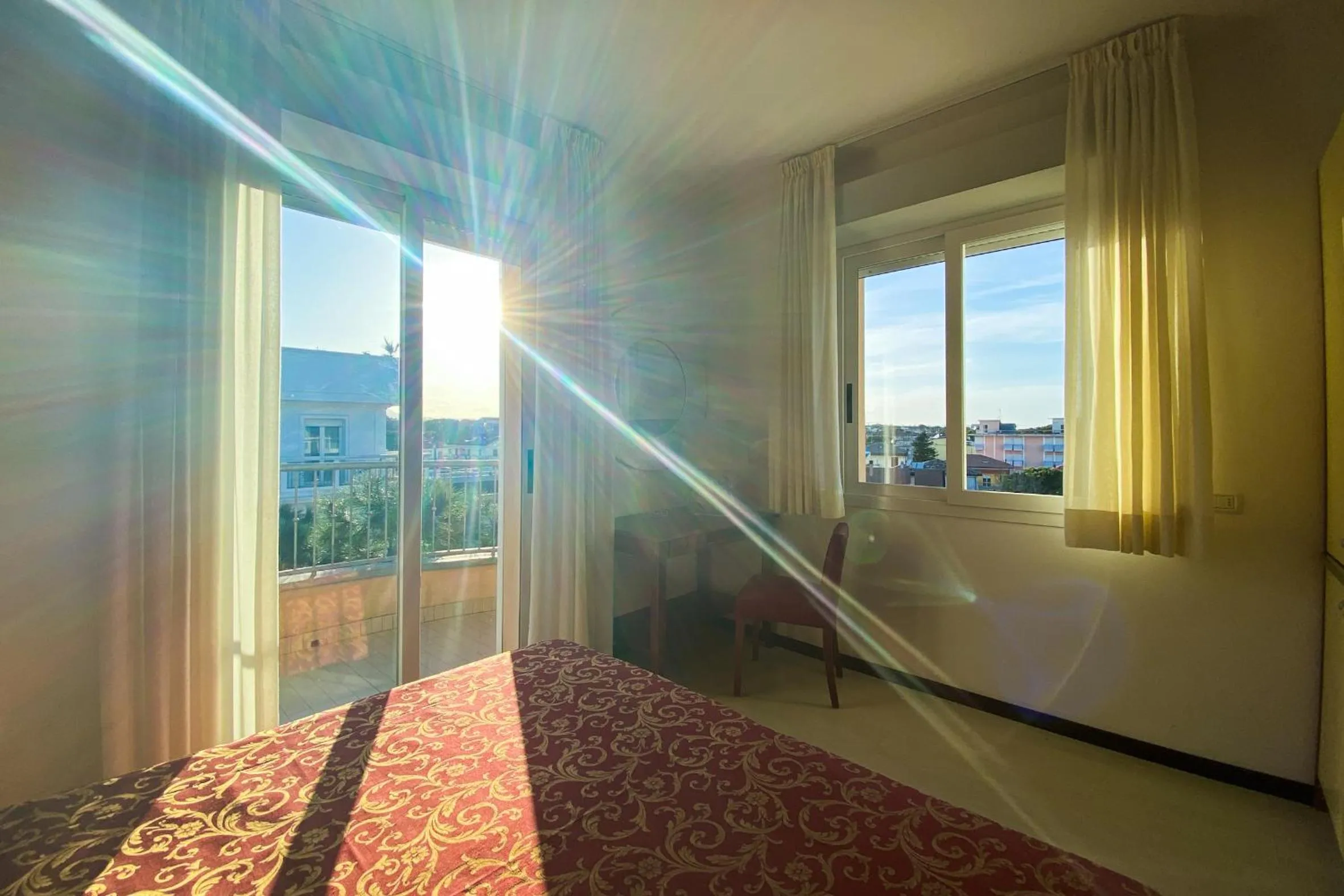 Bedroom, Bed in Hotel Gabbiano