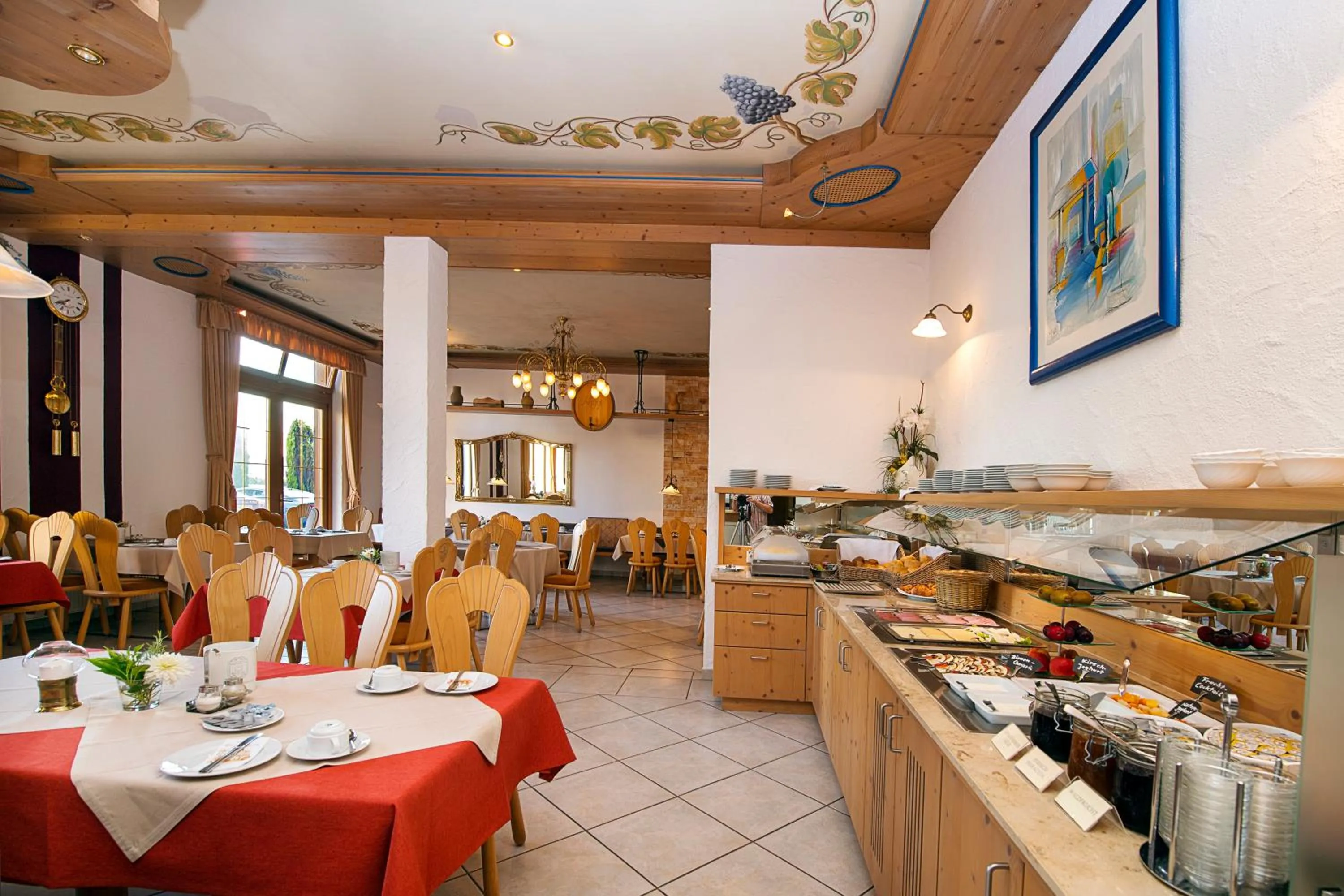 Buffet breakfast in Landhotel Hopp Garni