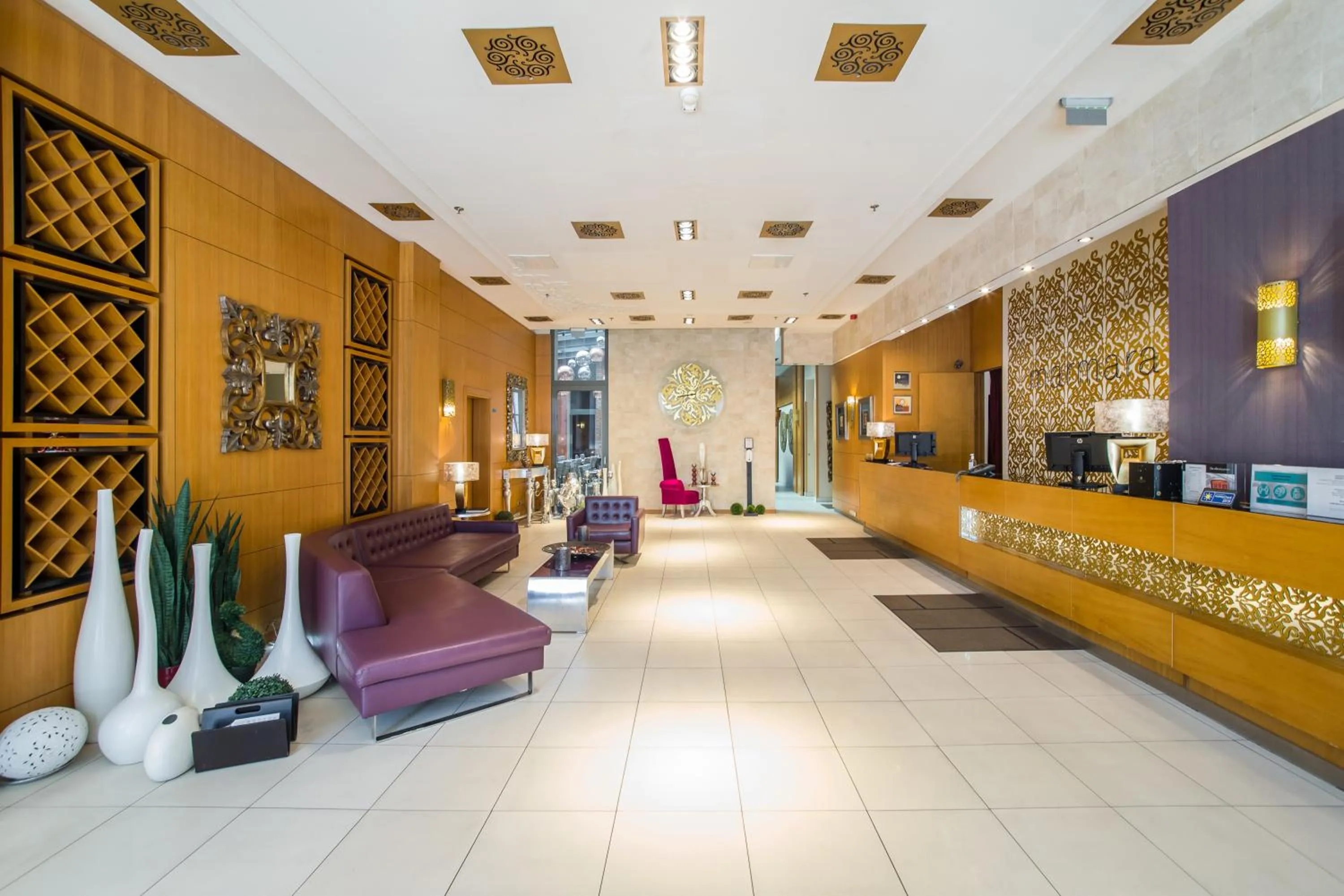 Lobby or reception in Marmara Hotel Budapest