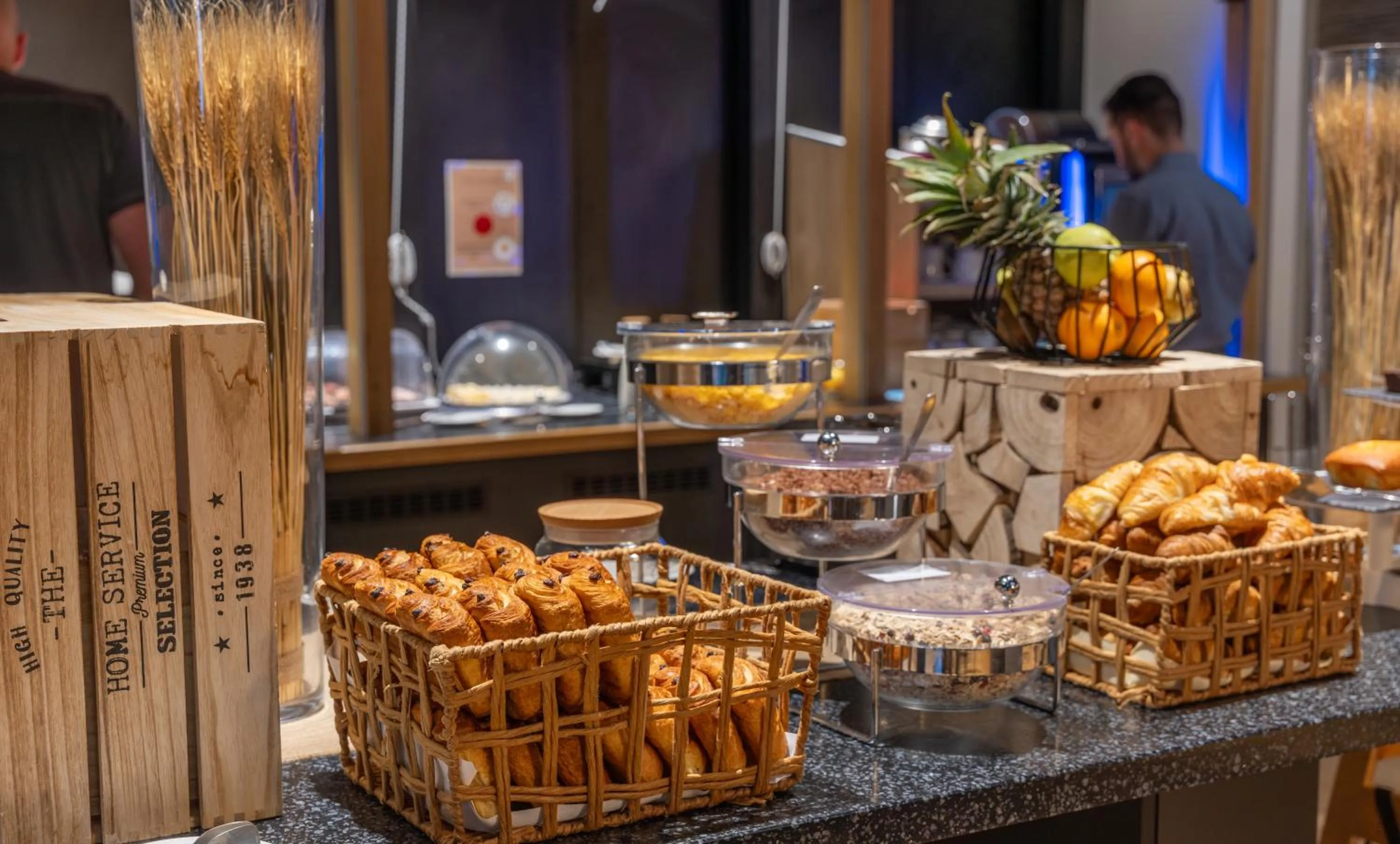 Buffet breakfast in Brit Hotel Ker Lann Aeroport - Parc Expo