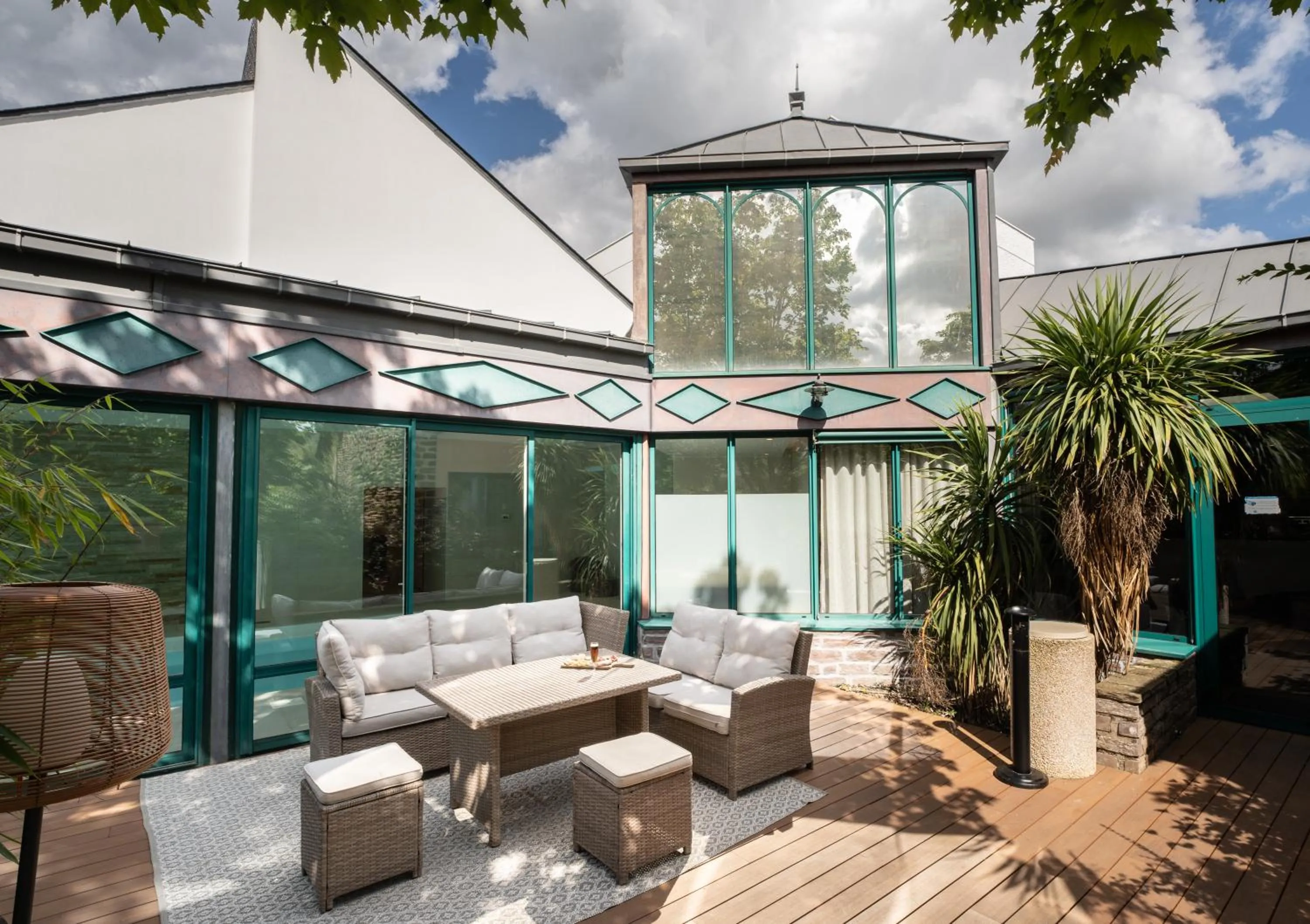 Patio in Brit Hotel Ker Lann Aeroport - Parc Expo