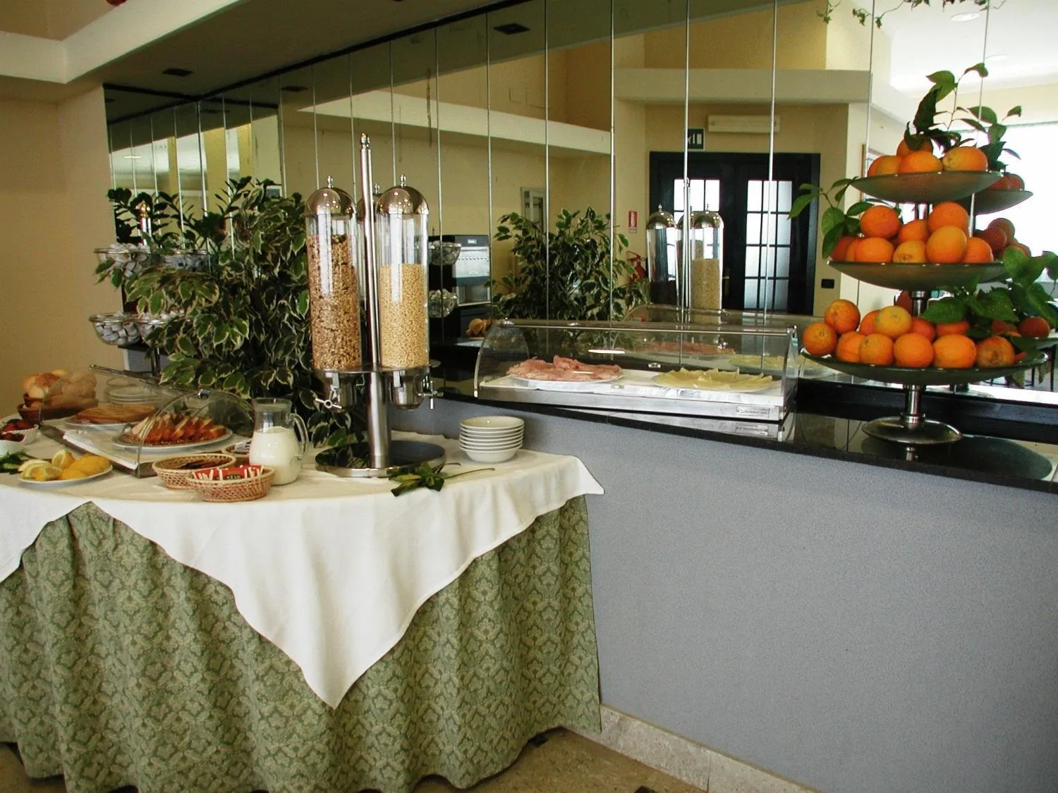 Continental breakfast in Hotel Park Siracusa Sicily