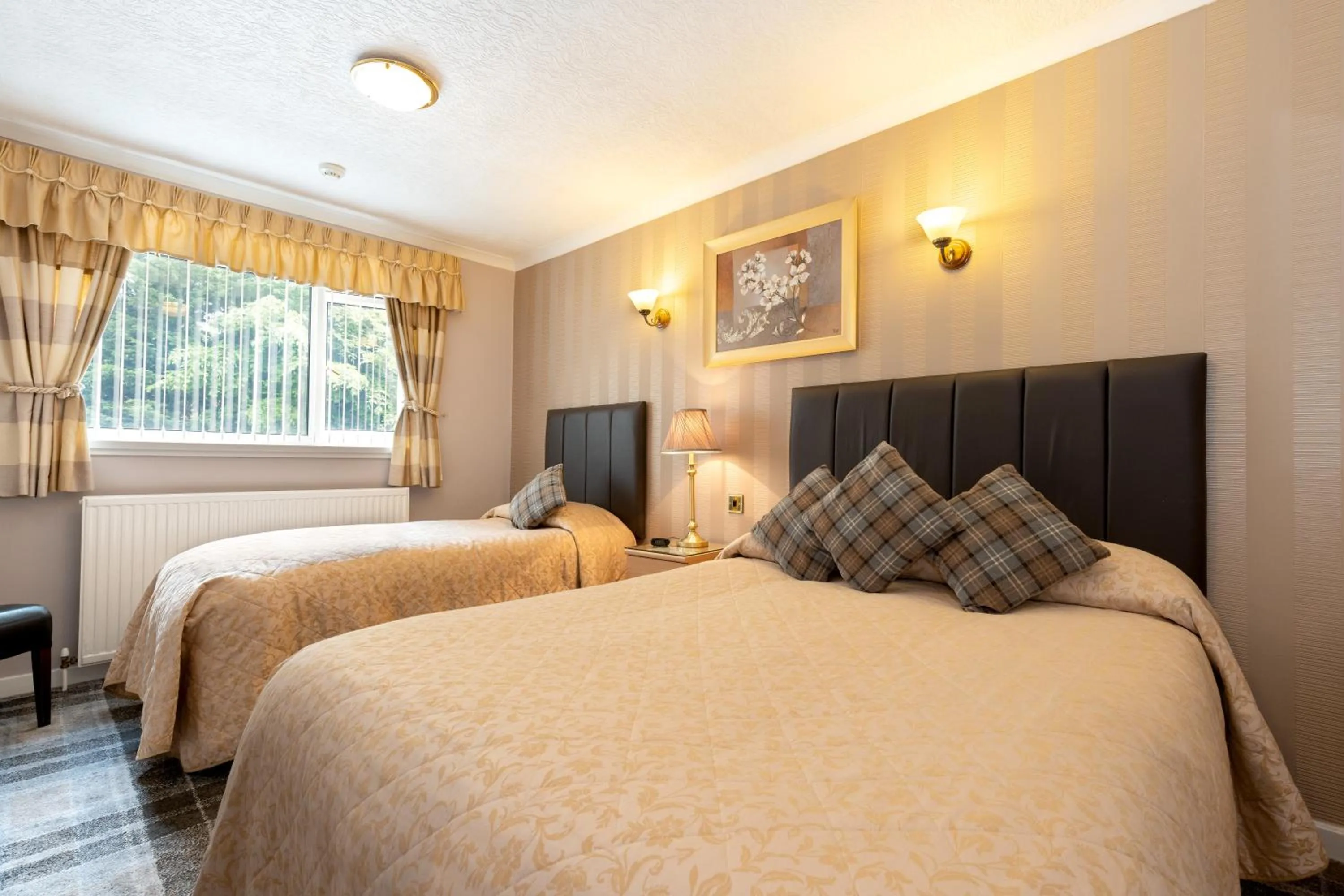 Bed in The Hill Hotel