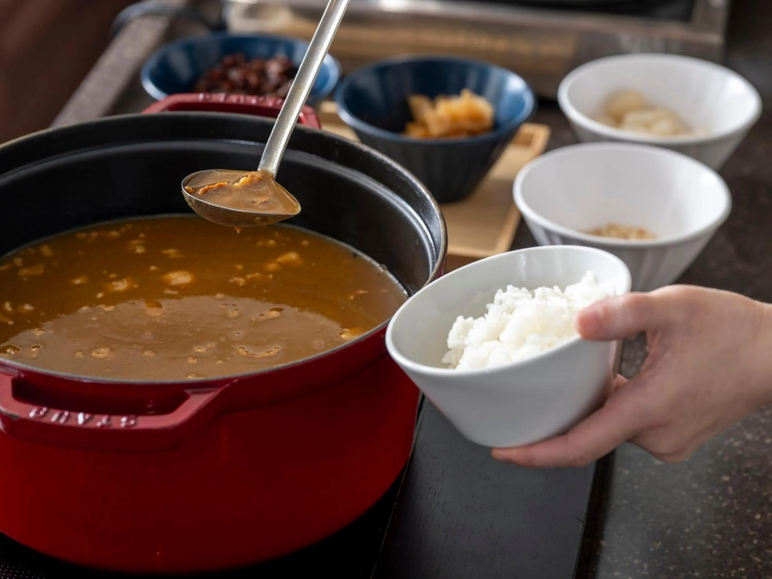 Buffet breakfast in Keio Presso Inn Tokyo Station Yaesu